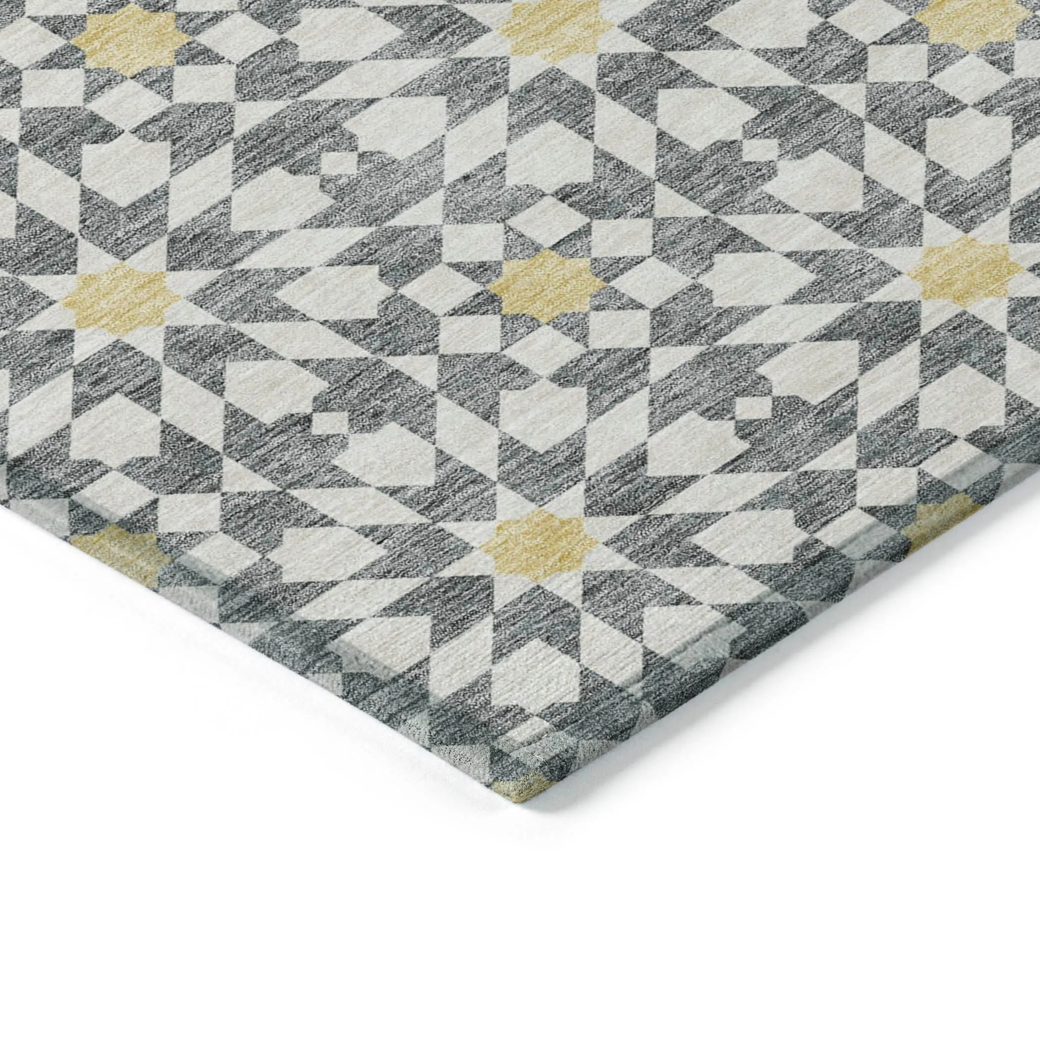 Machine Washable Indoor/ Outdoor Chantille Morrocan Boho Rug