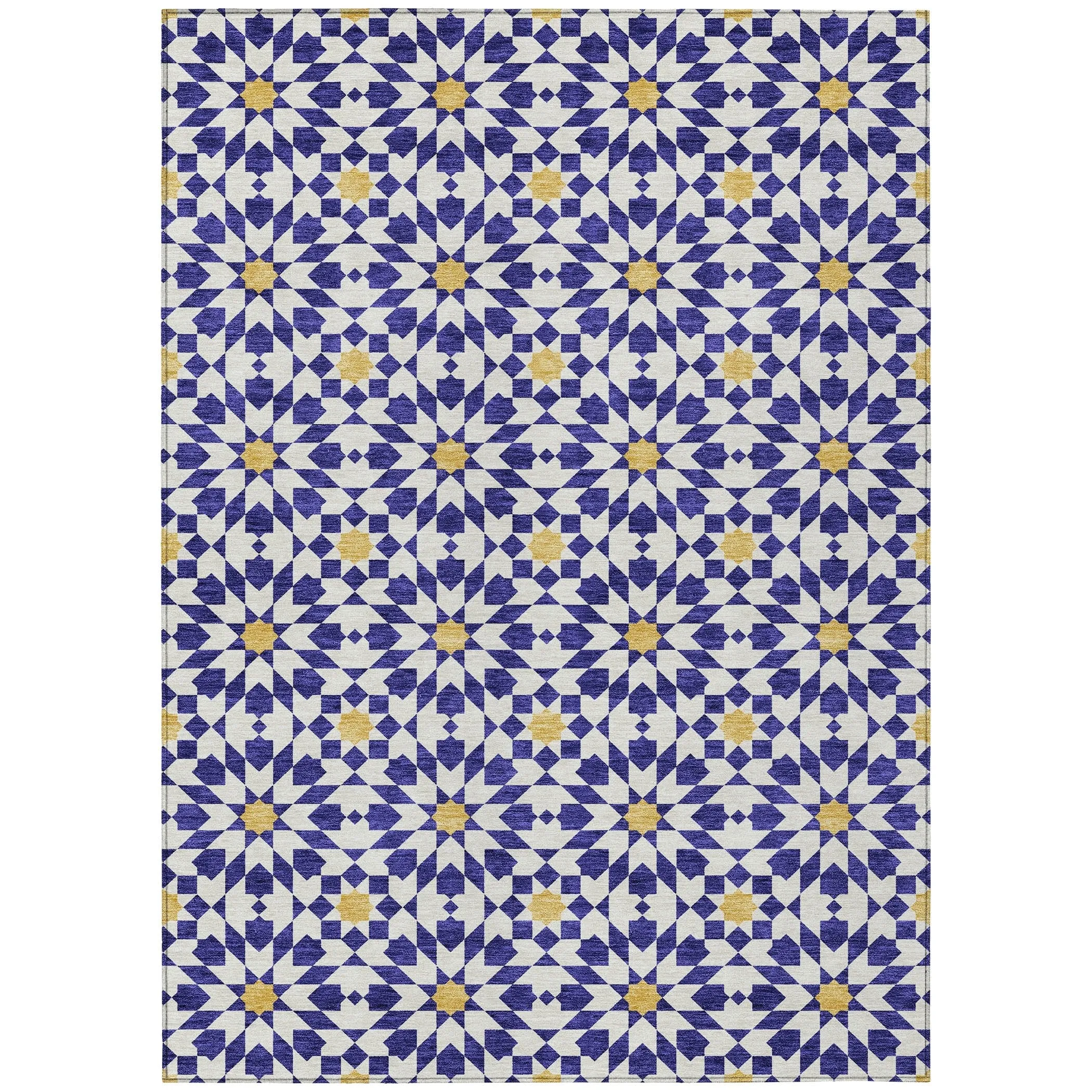 Machine Washable Indoor/ Outdoor Chantille Morrocan Boho Rug