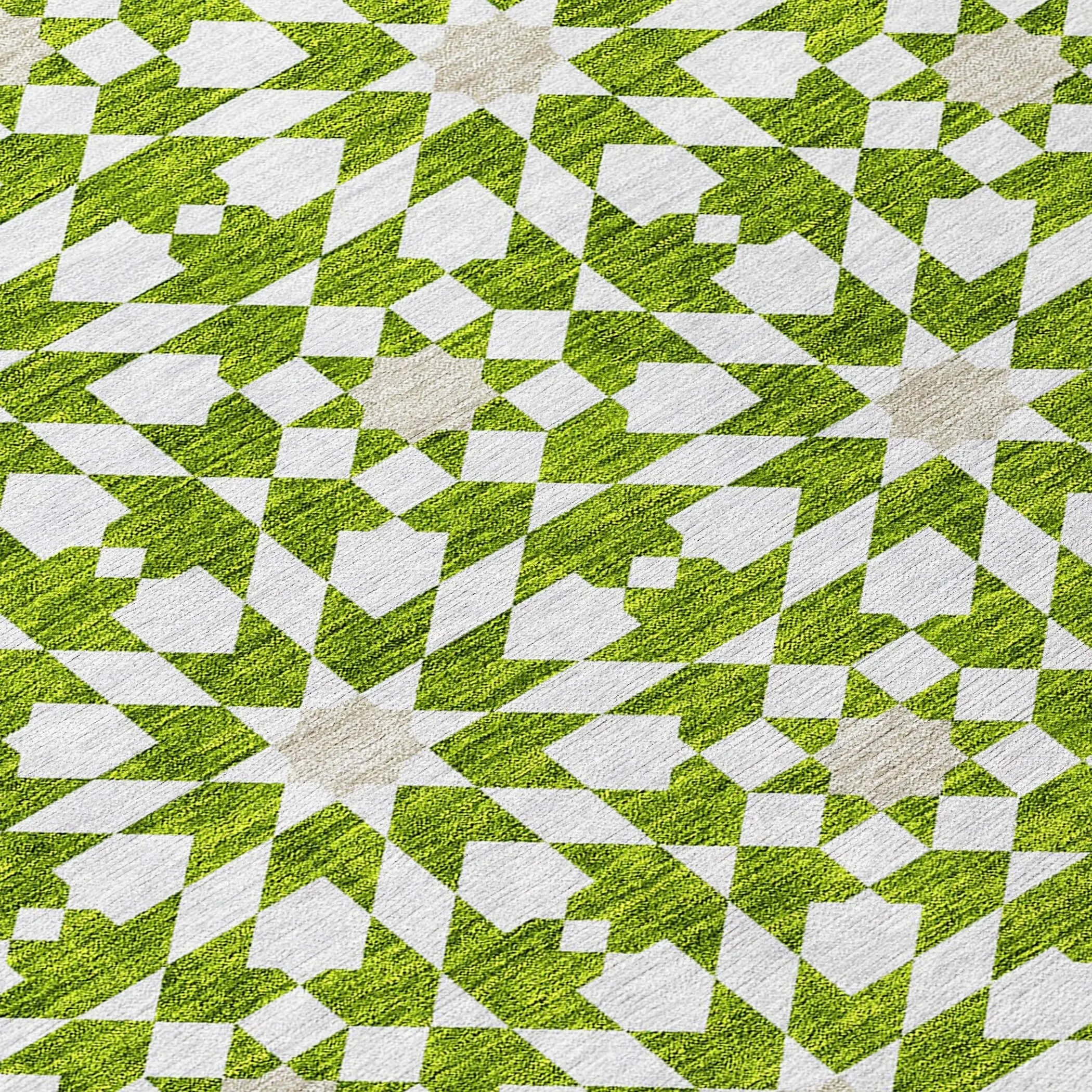 Machine Washable Indoor/ Outdoor Chantille Morrocan Boho Rug
