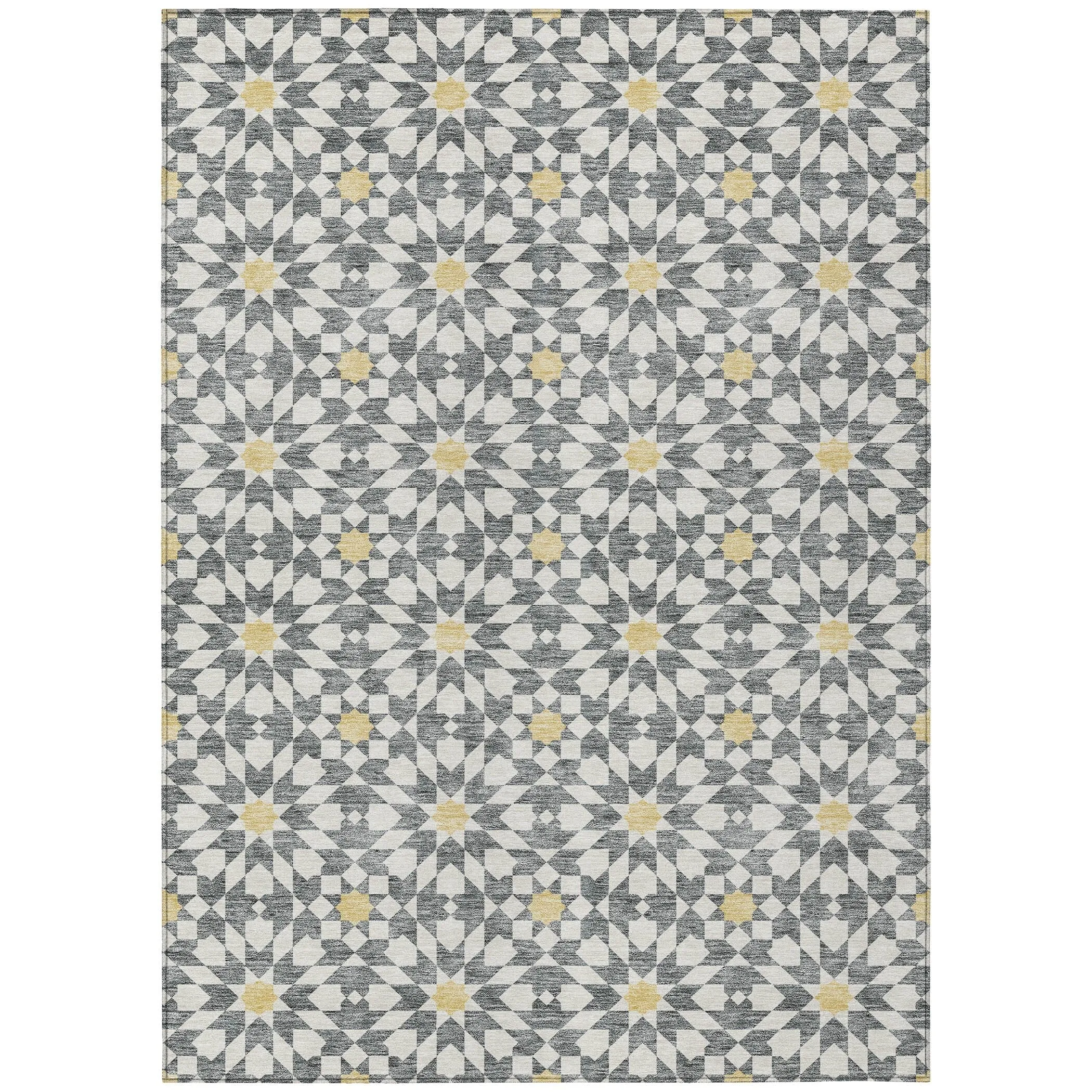 Machine Washable Indoor/ Outdoor Chantille Morrocan Boho Rug