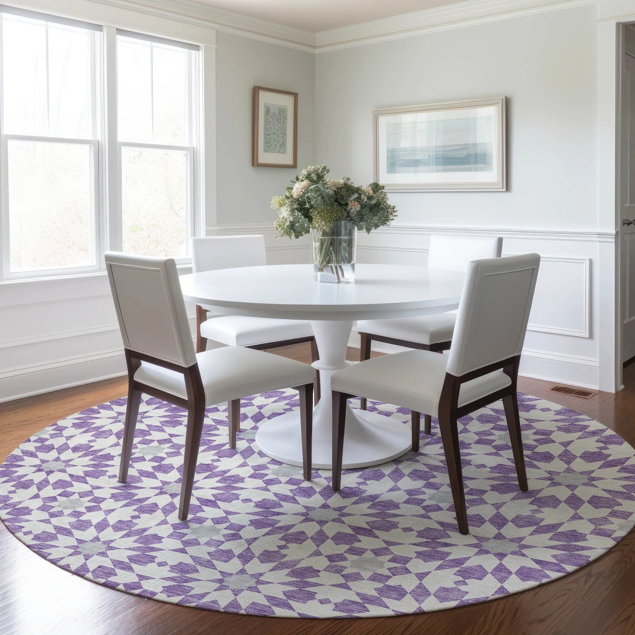 Machine Washable Indoor/ Outdoor Chantille Morrocan Boho Rug