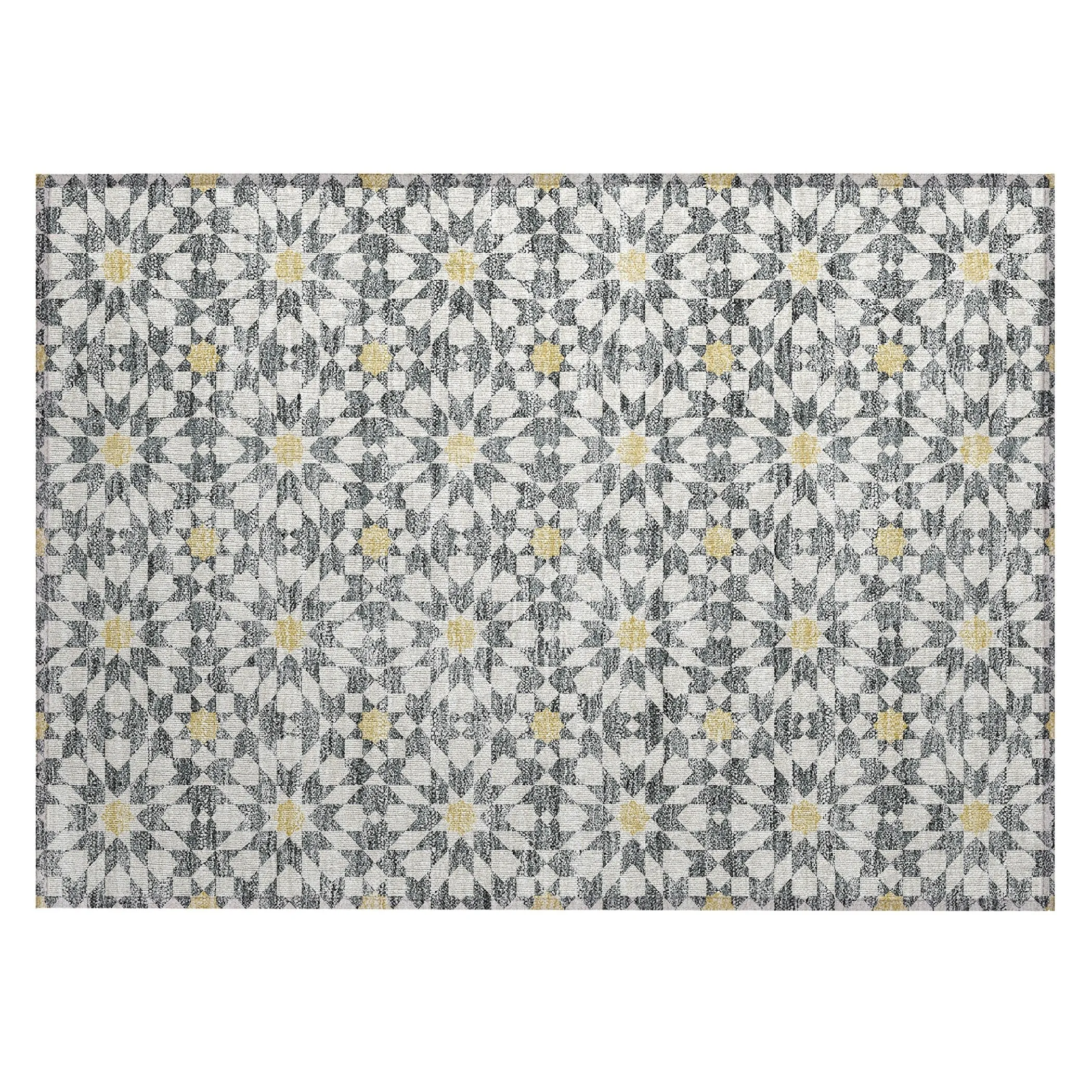 Machine Washable Indoor/ Outdoor Chantille Morrocan Boho Rug