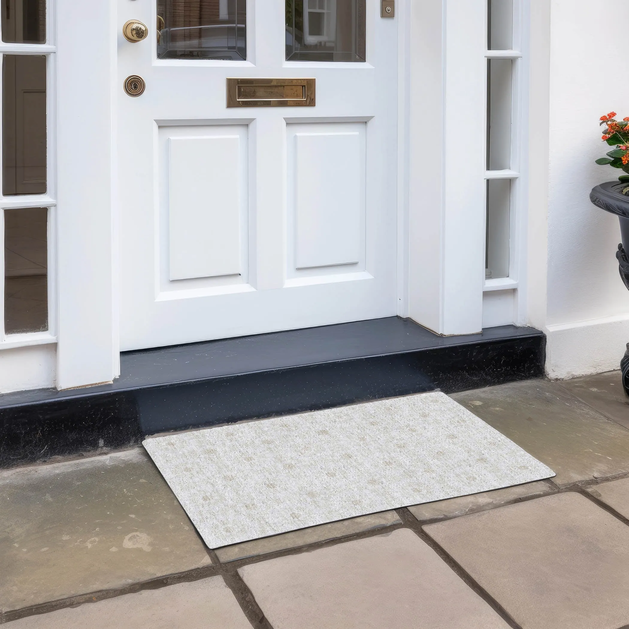Machine Washable Indoor/ Outdoor Chantille Morrocan Boho Rug
