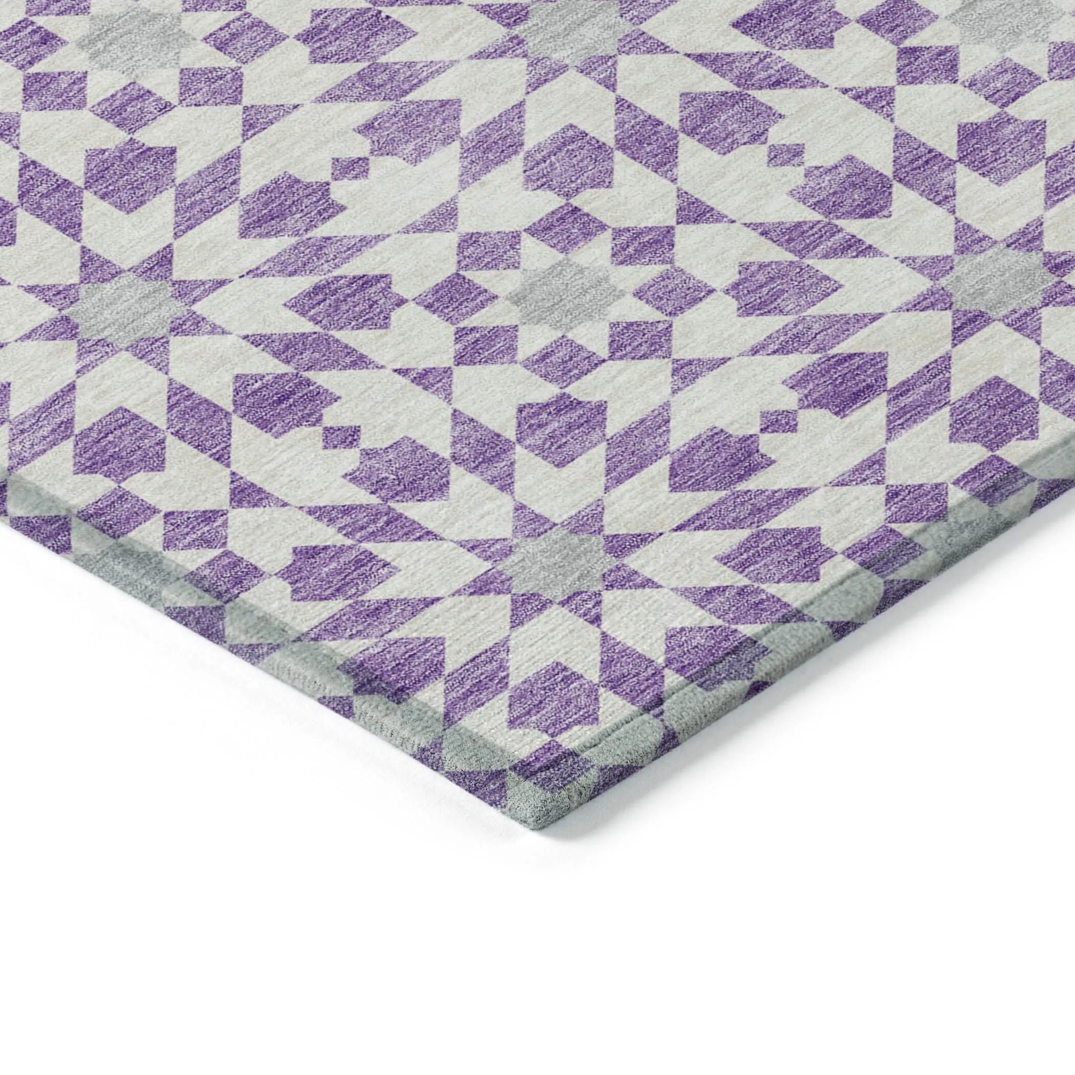 Machine Washable Indoor/ Outdoor Chantille Morrocan Boho Rug