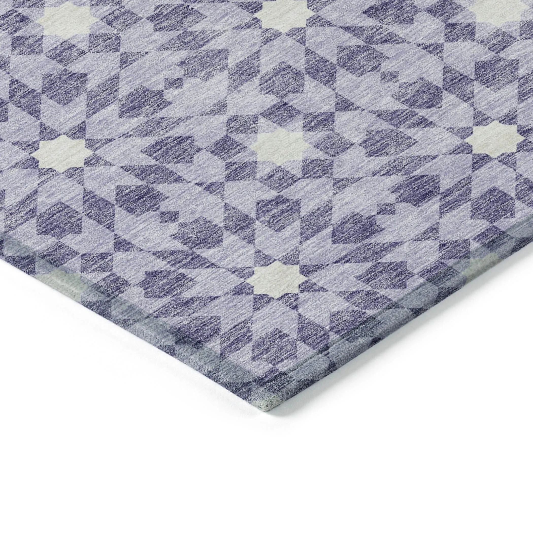Machine Washable Indoor/ Outdoor Chantille Morrocan Boho Rug