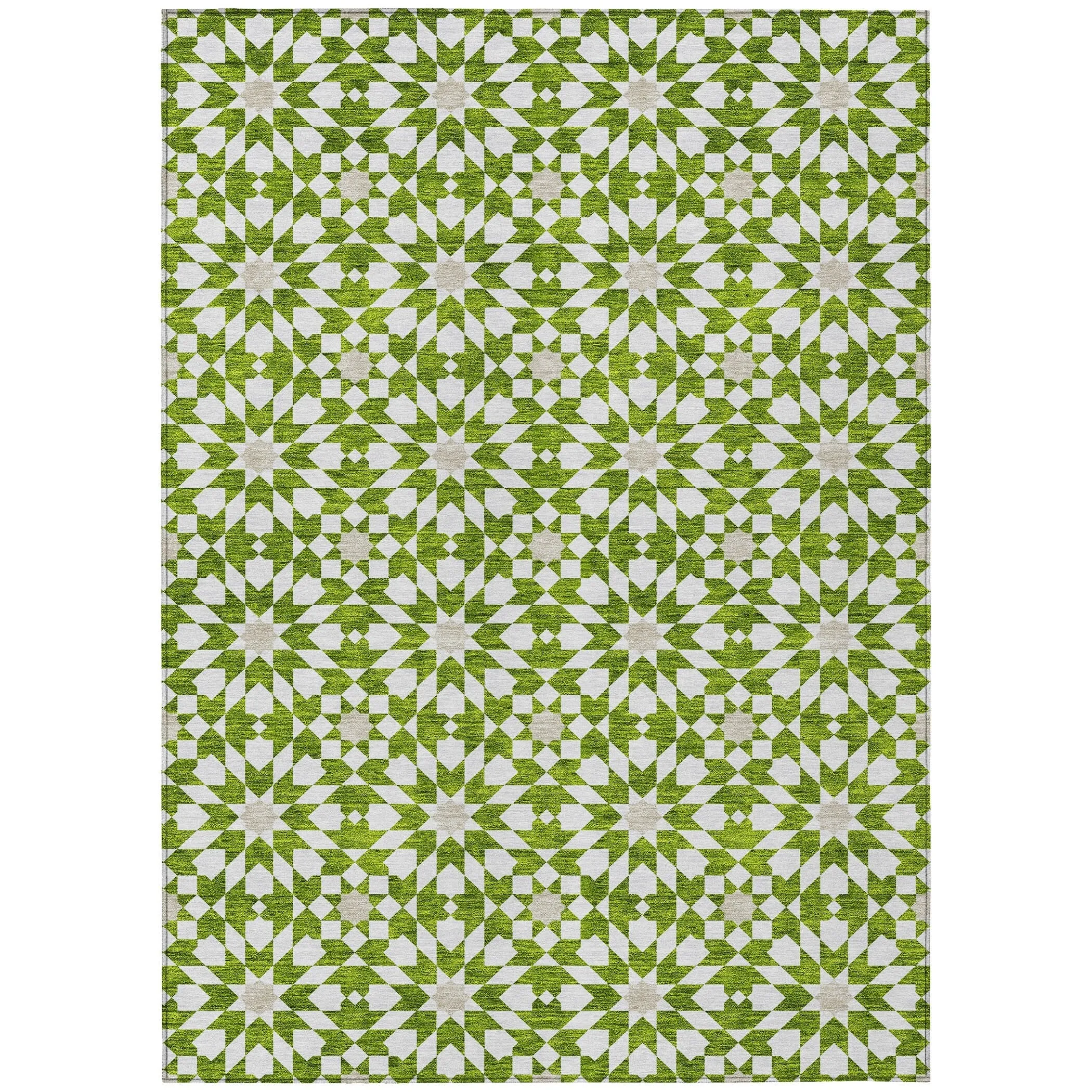 Machine Washable Indoor/ Outdoor Chantille Morrocan Boho Rug