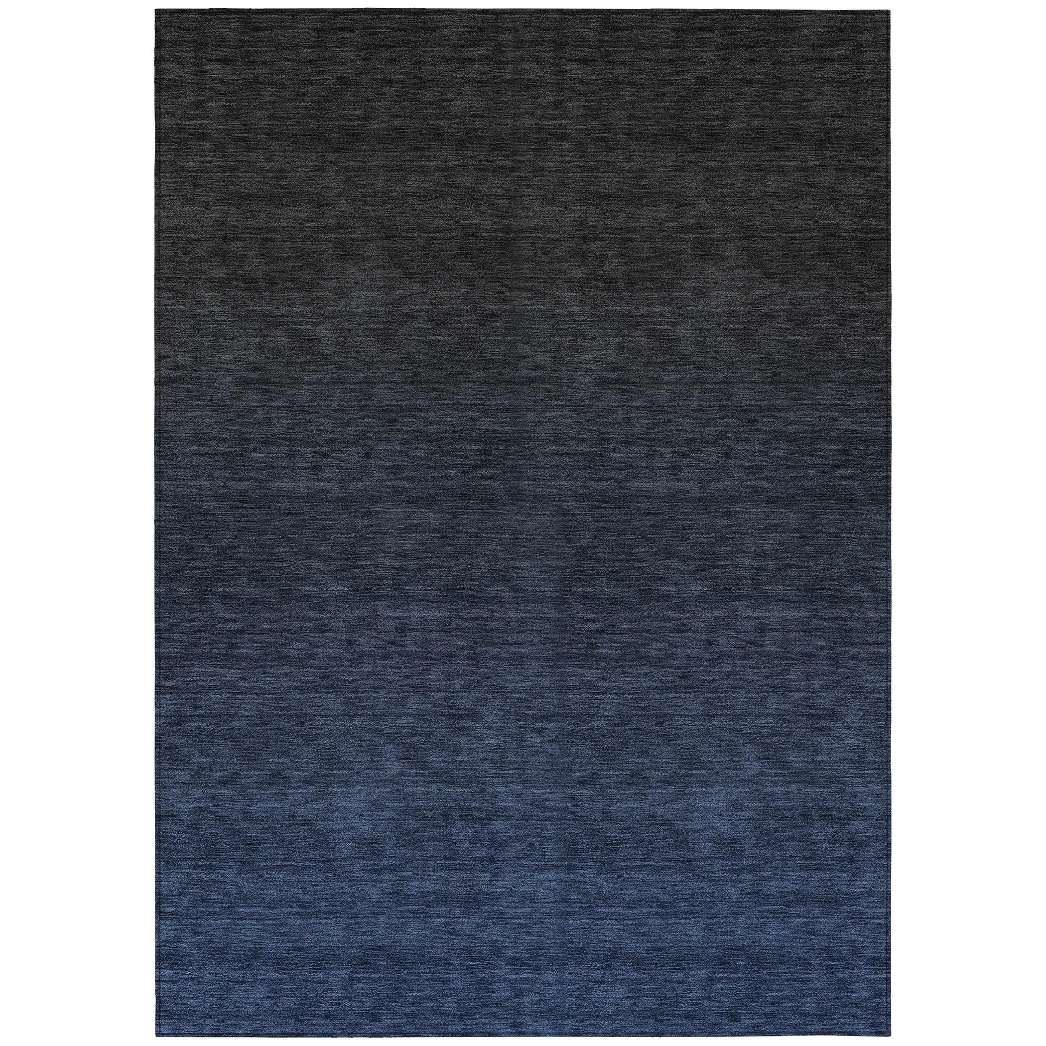 Machine Washable Indoor/ Outdoor Chantille Ombre Solid Rug