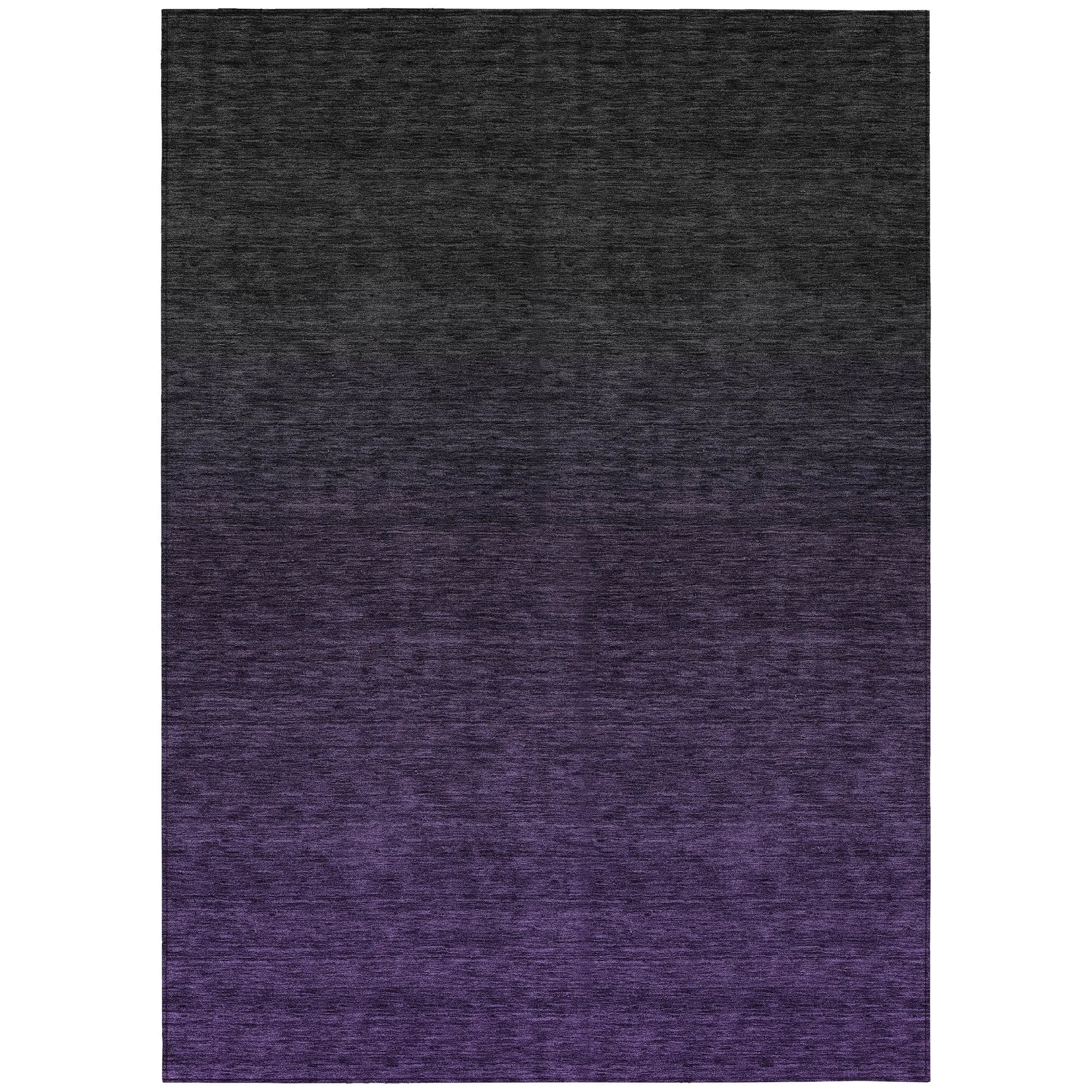 Machine Washable Indoor/ Outdoor Chantille Ombre Solid Rug