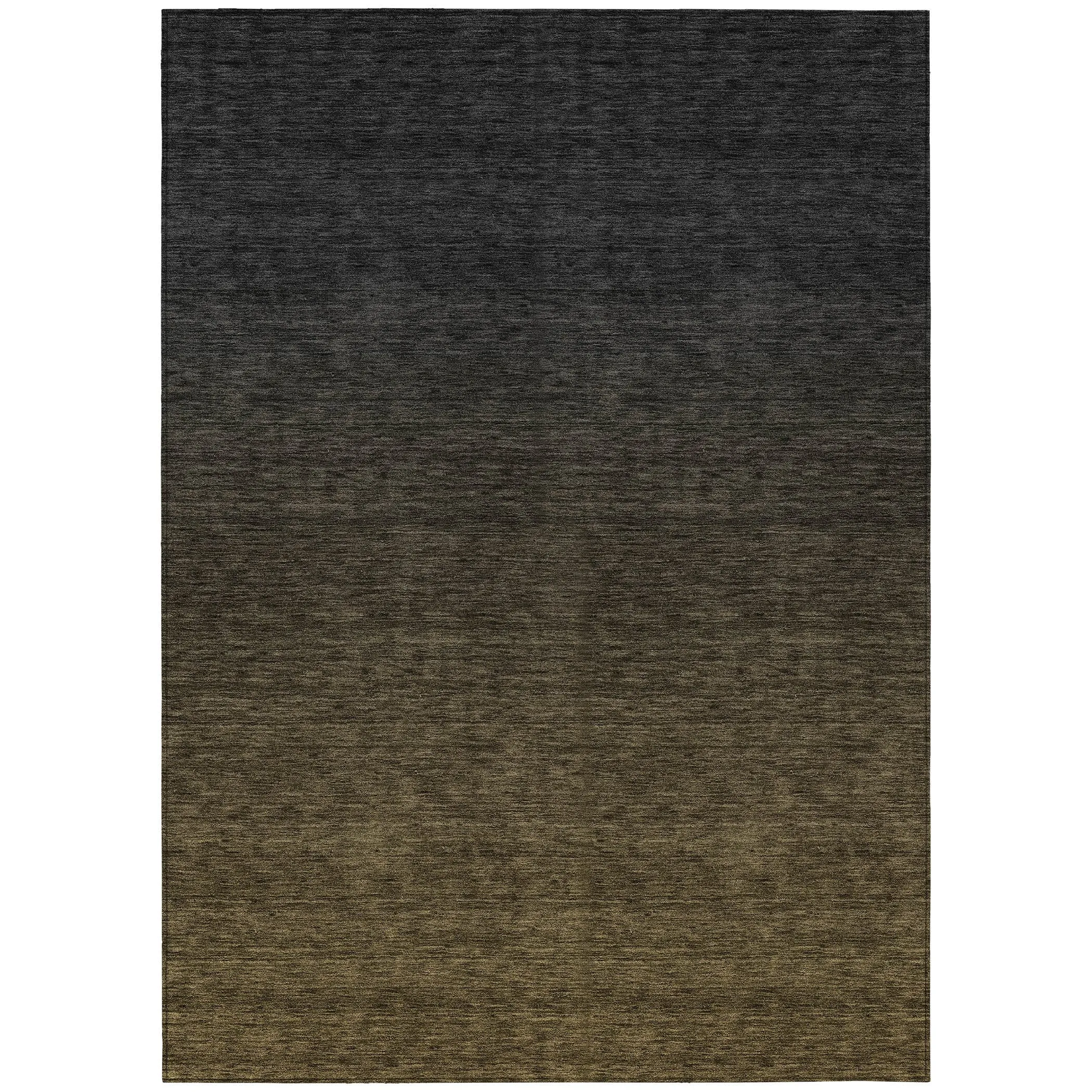 Machine Washable Indoor/ Outdoor Chantille Ombre Solid Rug