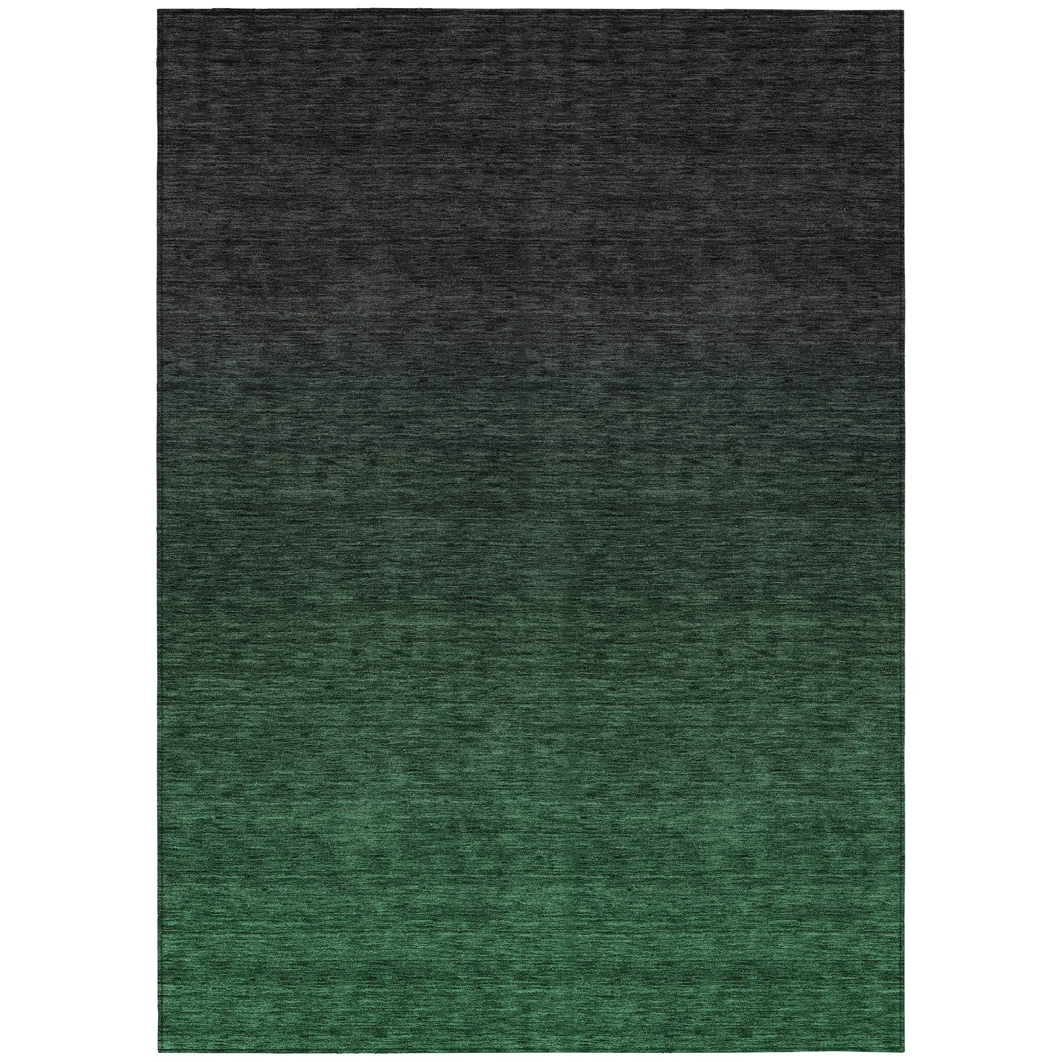Machine Washable Indoor/ Outdoor Chantille Ombre Solid Rug