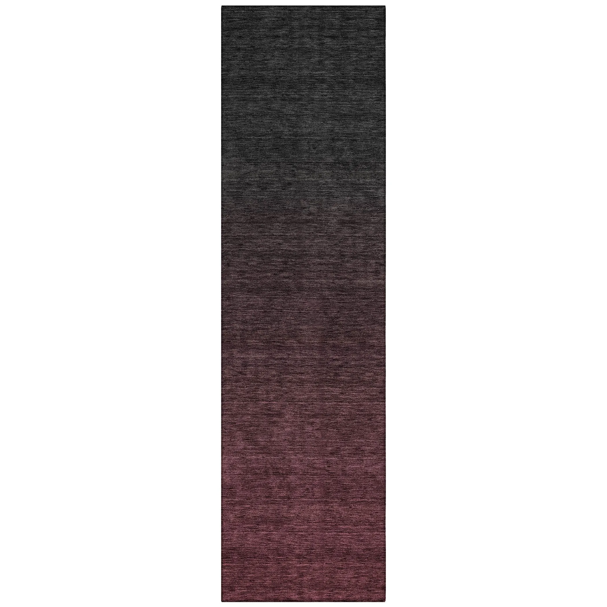 Machine Washable Indoor/ Outdoor Chantille Ombre Solid Rug