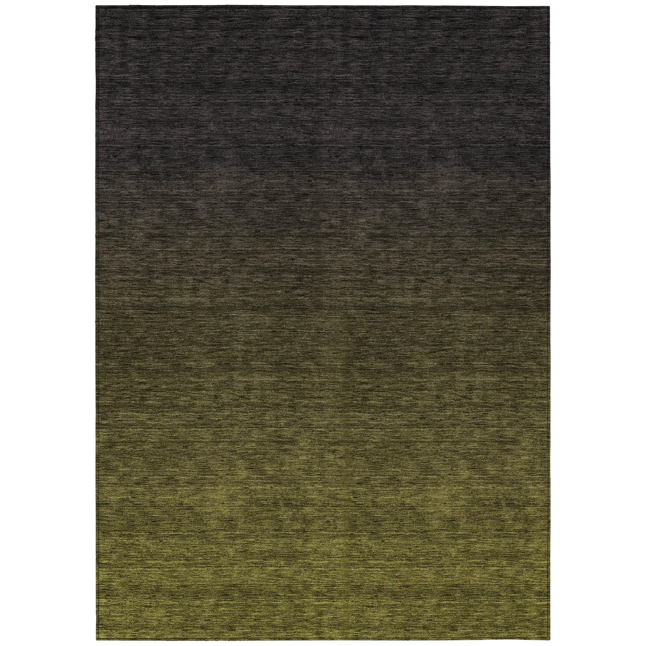Machine Washable Indoor/ Outdoor Chantille Ombre Solid Rug