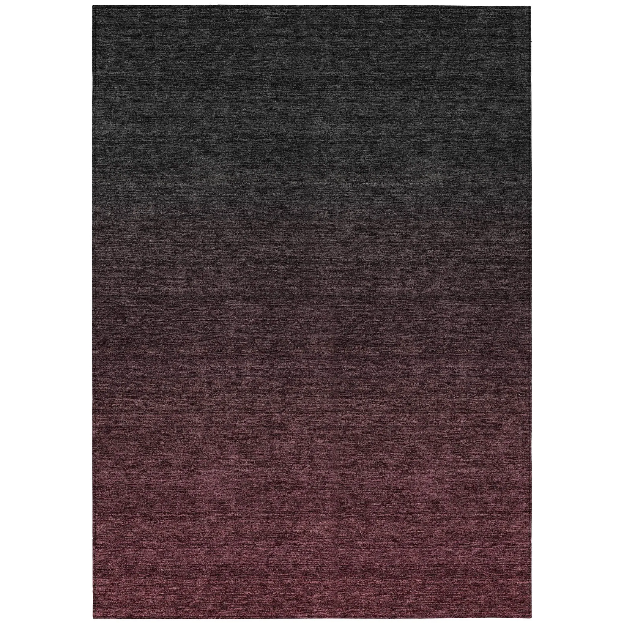 Machine Washable Indoor/ Outdoor Chantille Ombre Solid Rug