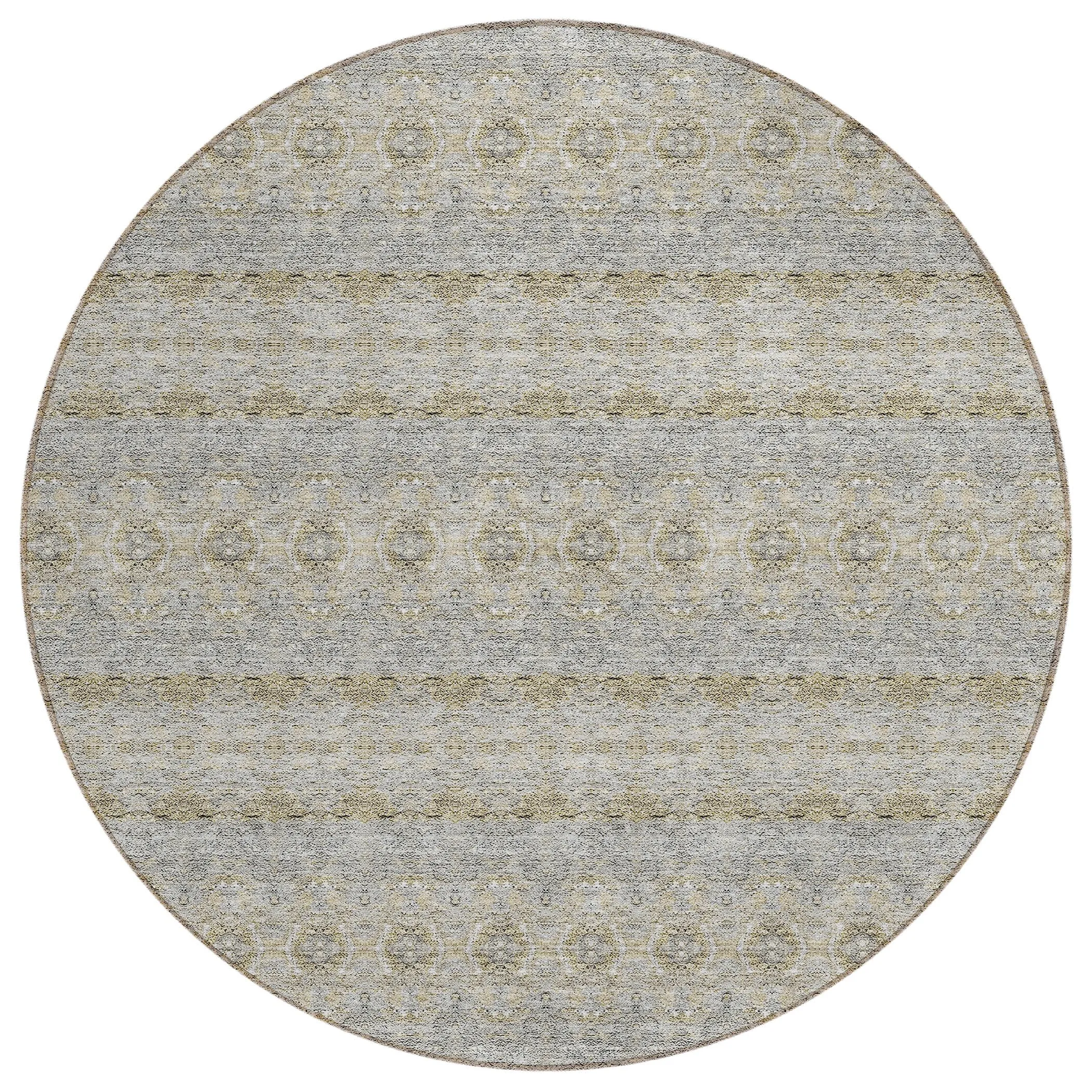 Machine Washable Indoor/ Outdoor Chantille Ombre Stripes Rug
