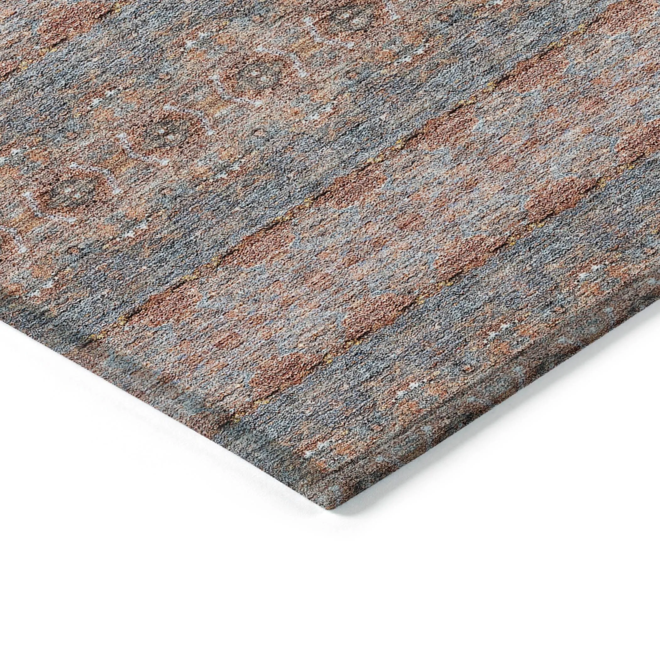 Machine Washable Indoor/ Outdoor Chantille Ombre Stripes Rug