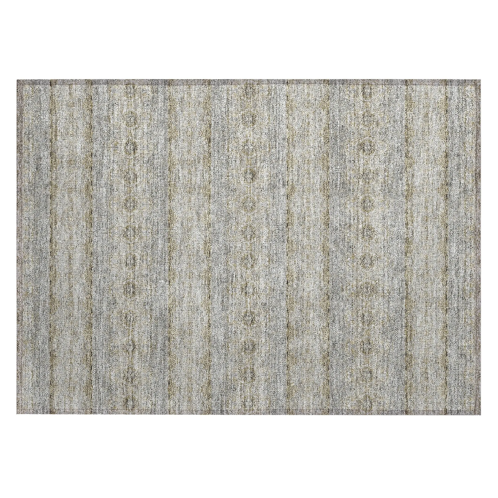 Machine Washable Indoor/ Outdoor Chantille Ombre Stripes Rug