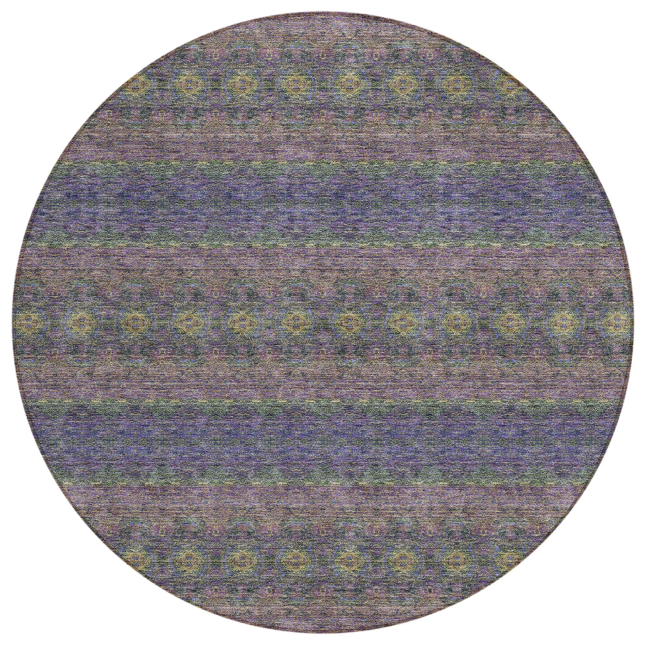 Machine Washable Indoor/ Outdoor Chantille Ombre Stripes Rug