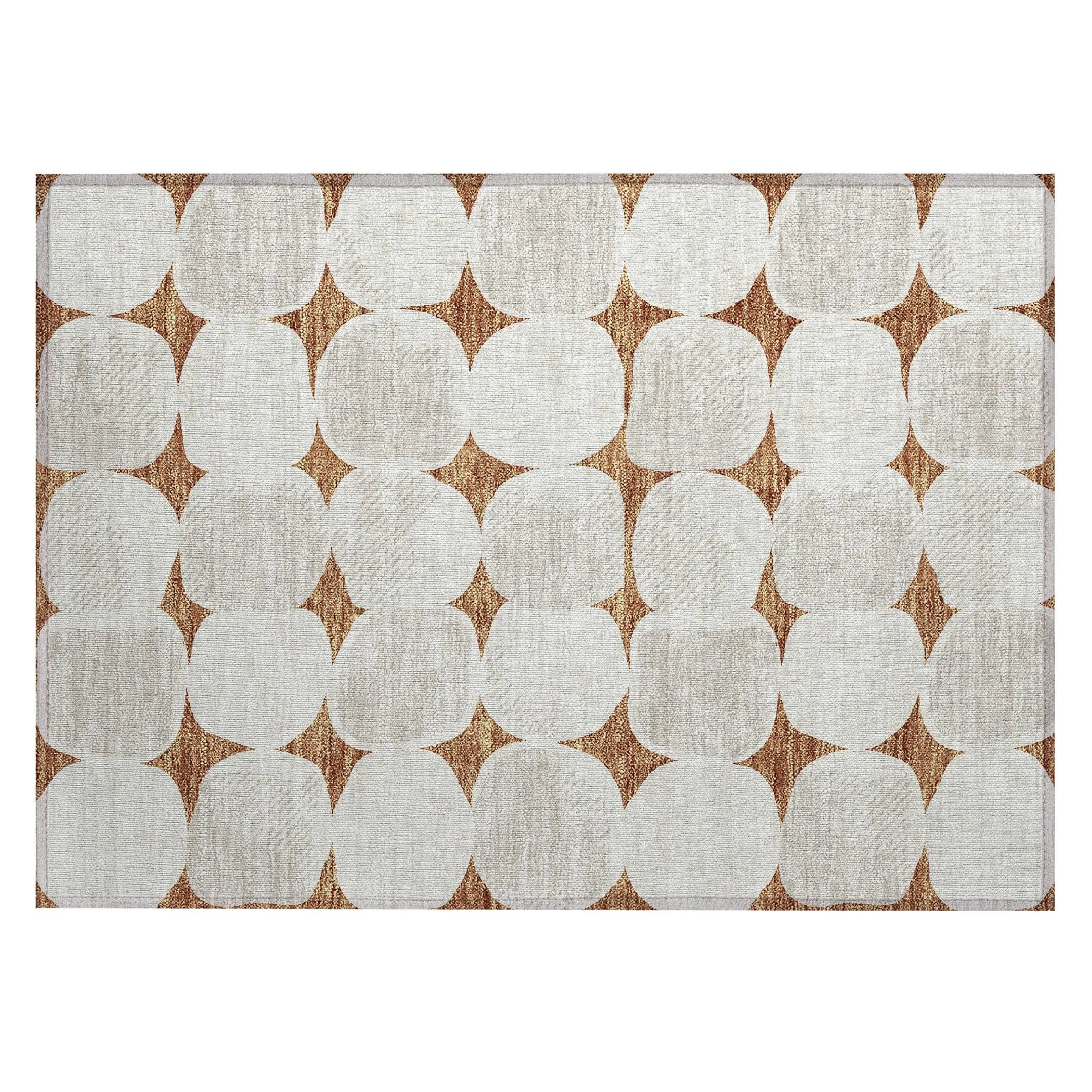 Machine Washable Indoor/ Outdoor Chantille Puffy Modern Rug