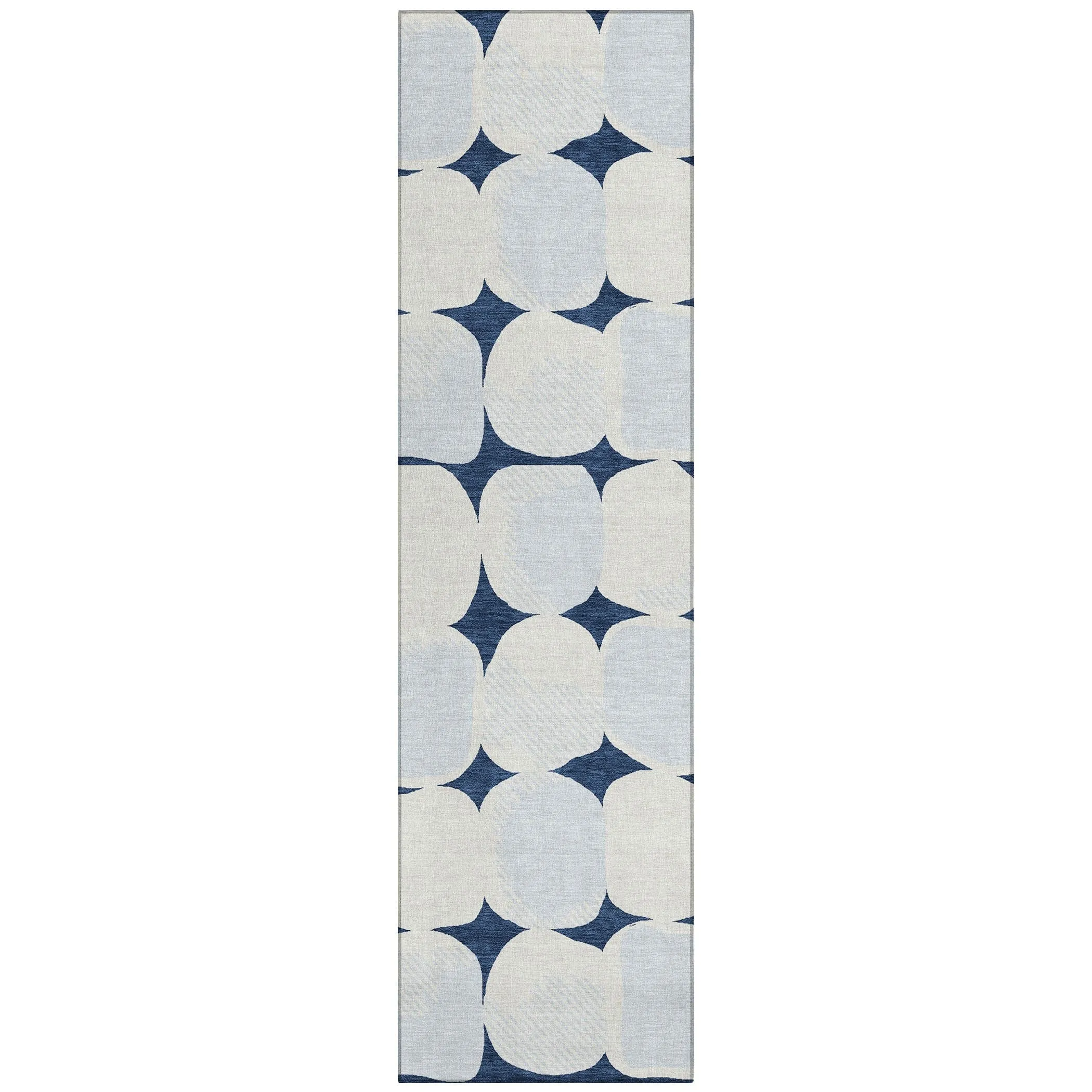 Machine Washable Indoor/ Outdoor Chantille Puffy Modern Rug