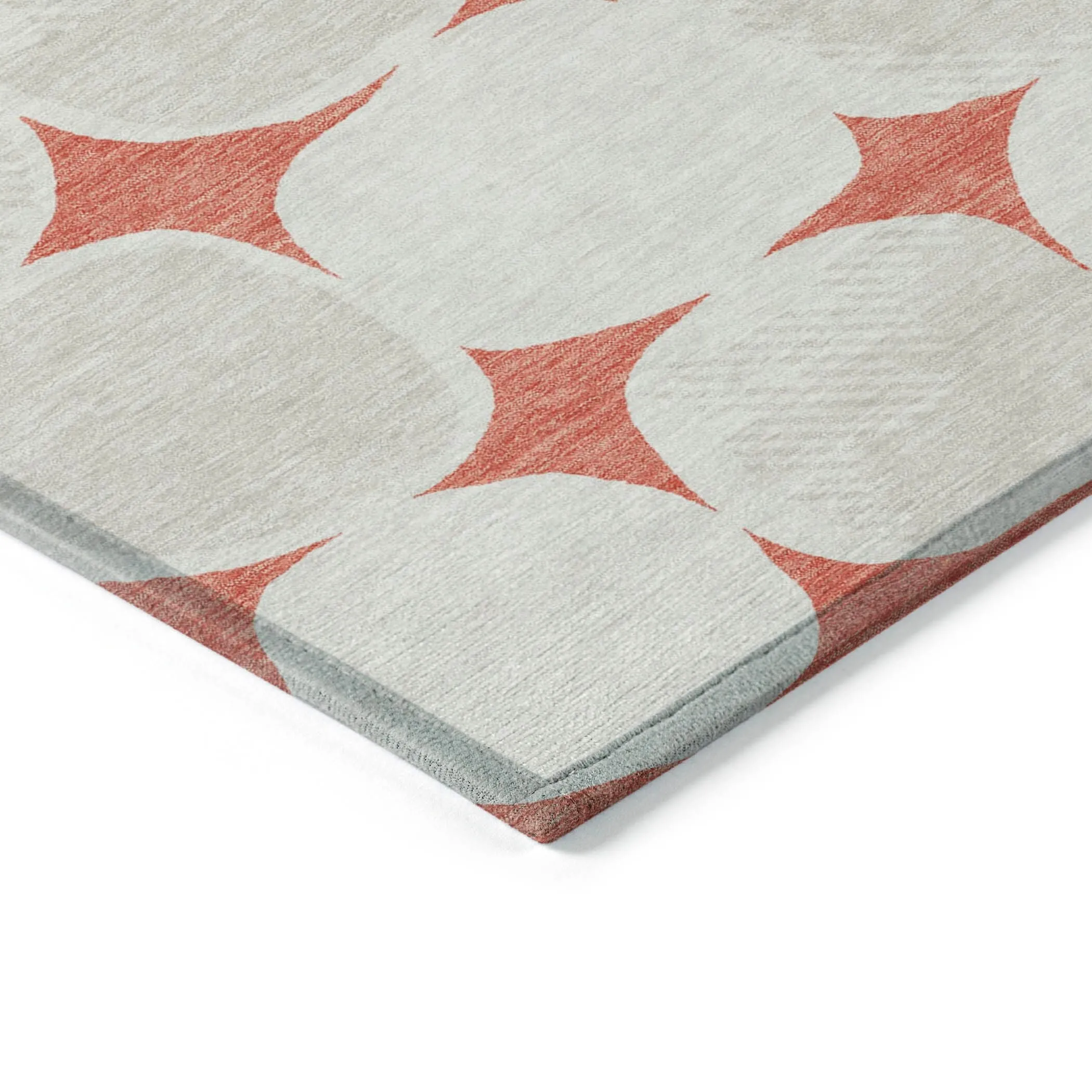 Machine Washable Indoor/ Outdoor Chantille Puffy Modern Rug