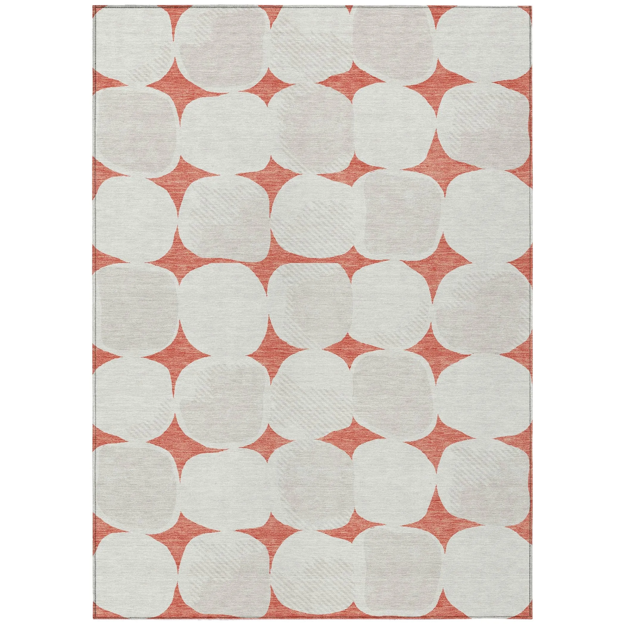 Machine Washable Indoor/ Outdoor Chantille Puffy Modern Rug