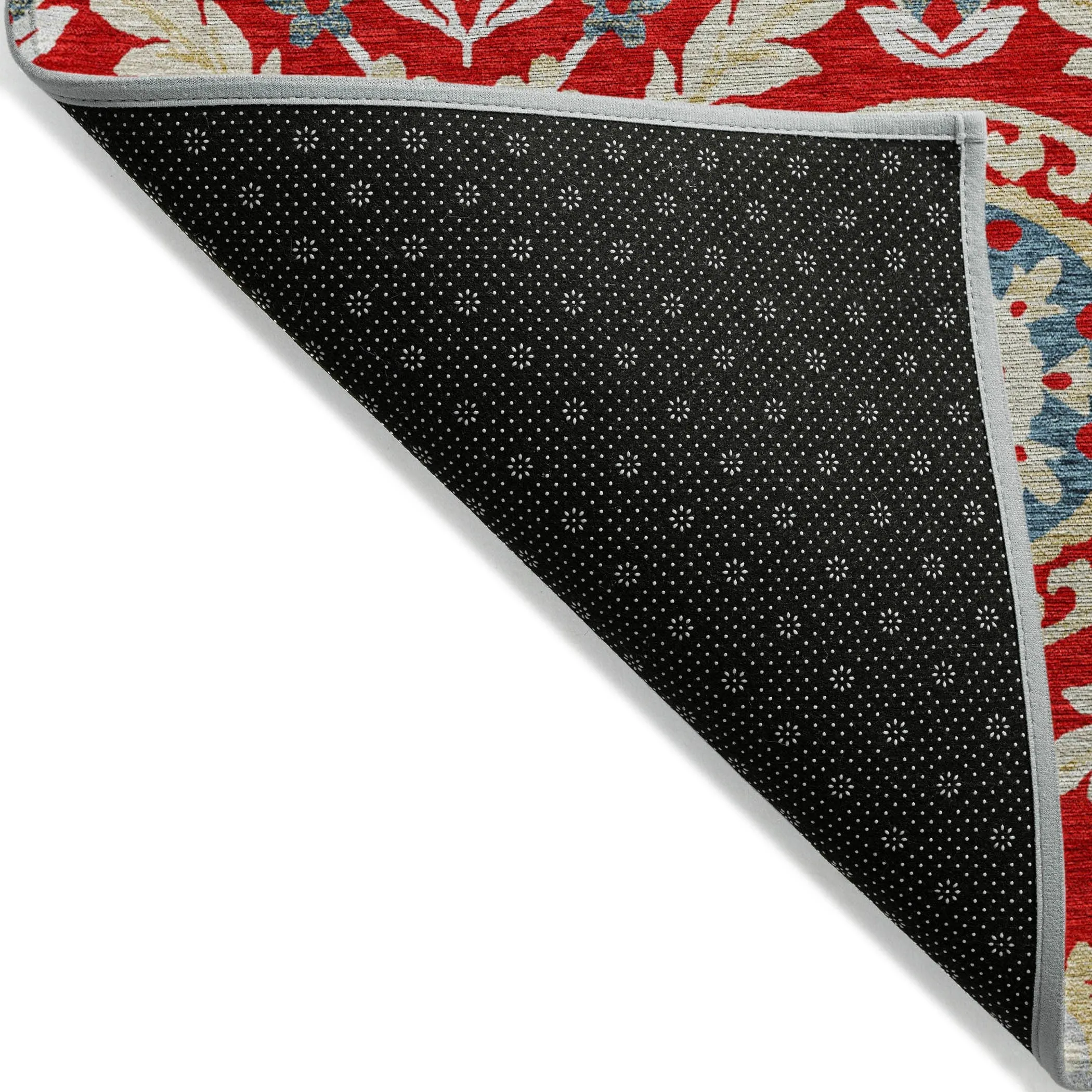 Machine Washable Indoor/ Outdoor Chantille Suzani Boho Rug