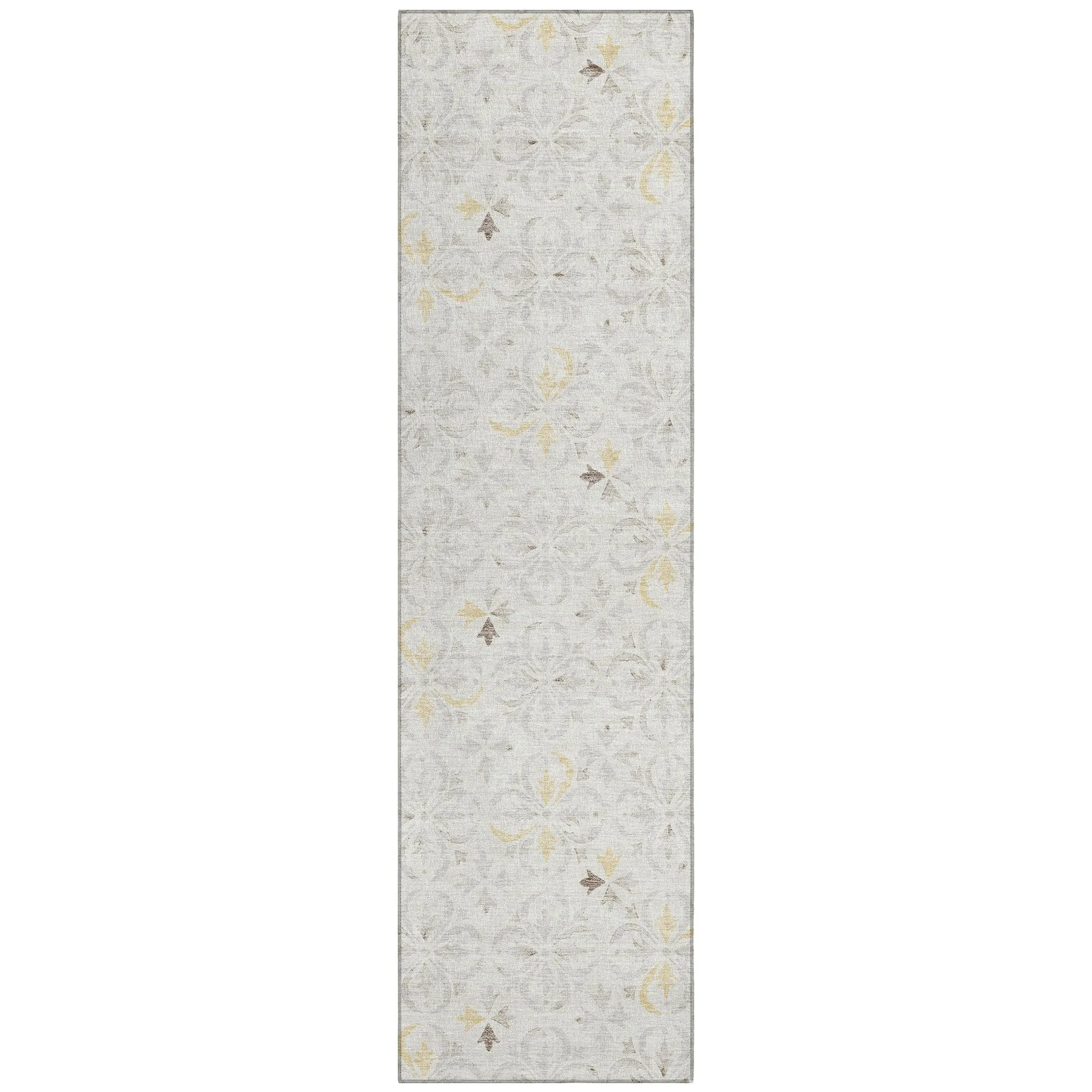 Machine Washable Indoor/ Outdoor Chantille Traditional Medallion Rug