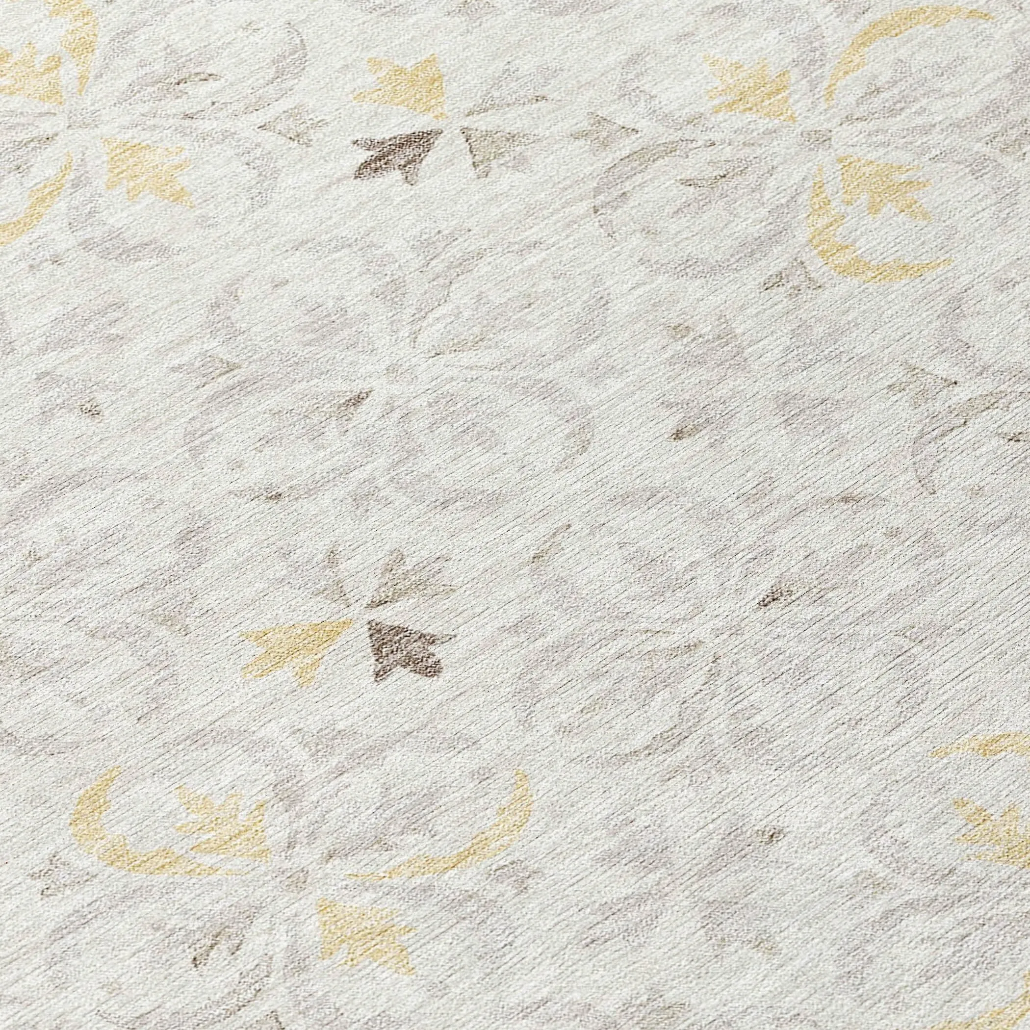 Machine Washable Indoor/ Outdoor Chantille Traditional Medallion Rug