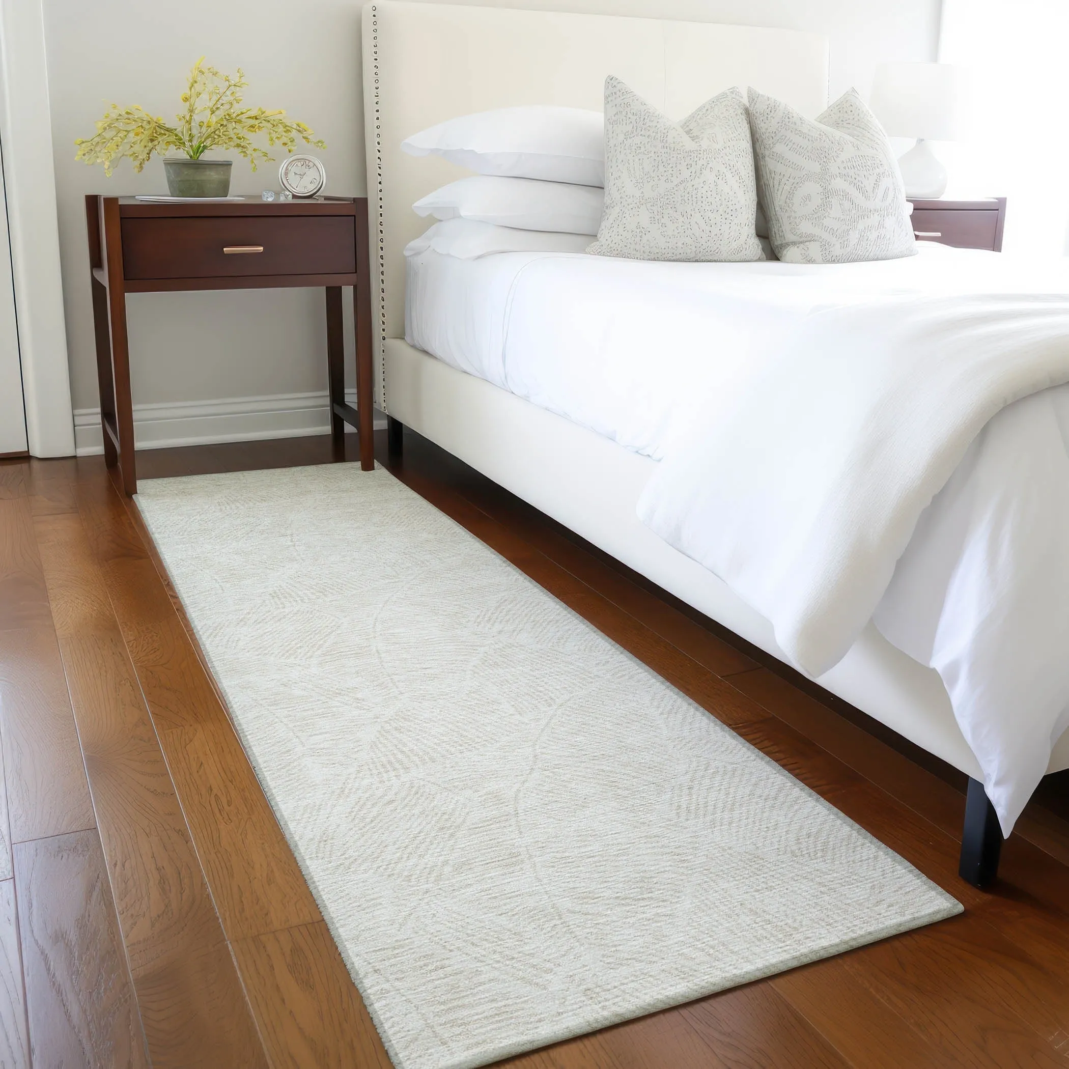 Machine Washable Indoor/ Outdoor Chantille Tropical Palm Rug