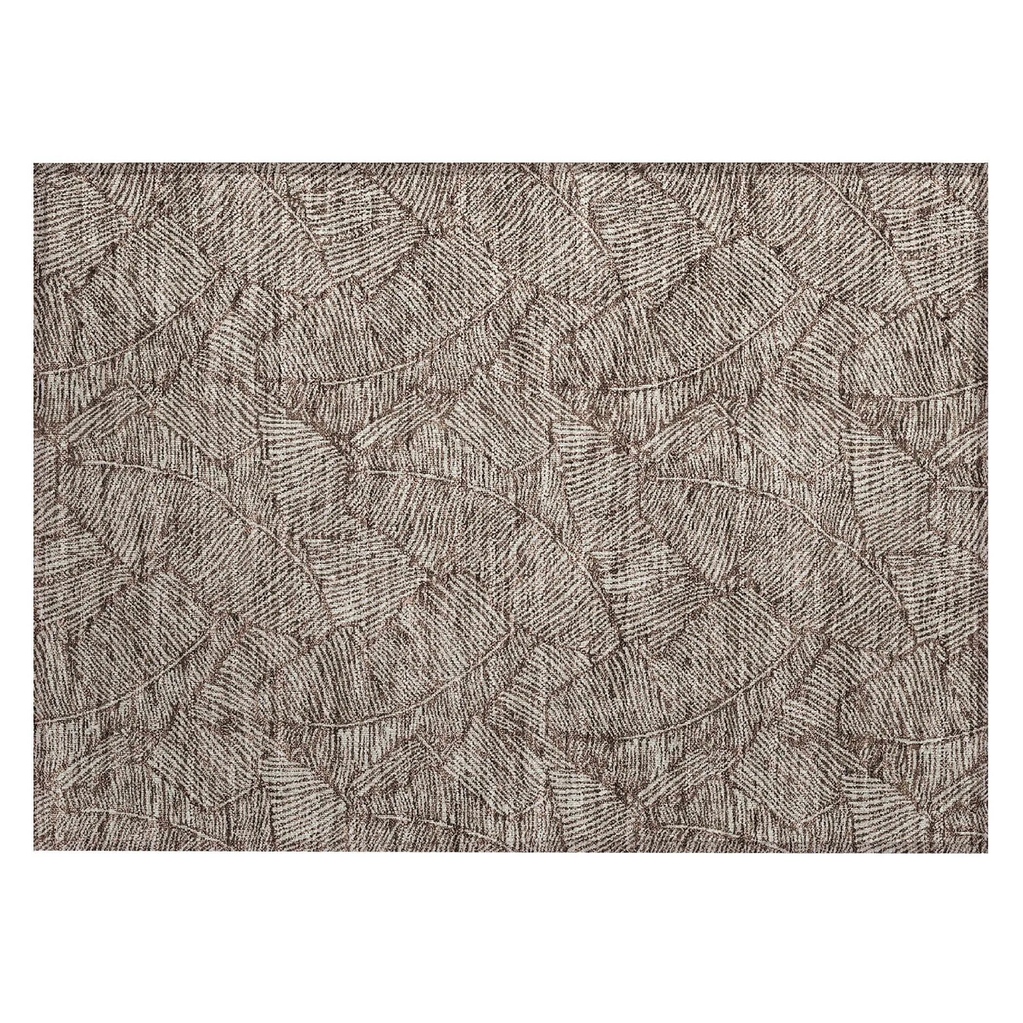 Machine Washable Indoor/ Outdoor Chantille Tropical Palm Rug