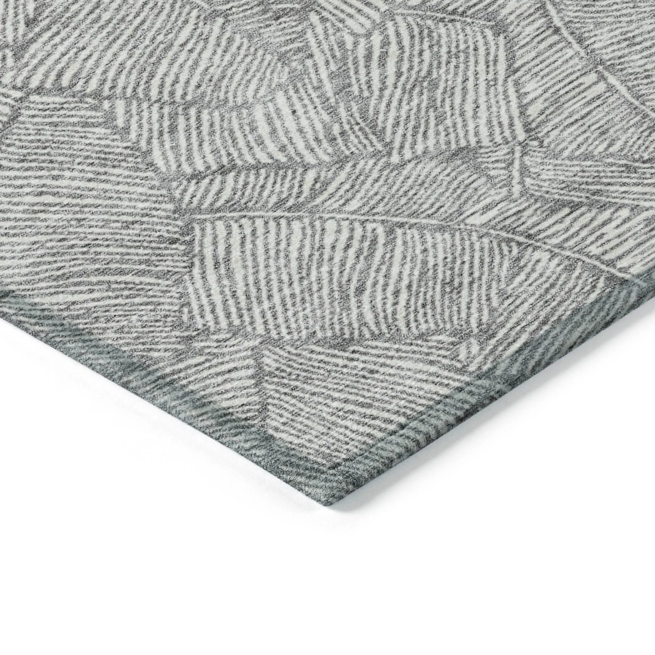 Machine Washable Indoor/ Outdoor Chantille Tropical Palm Rug