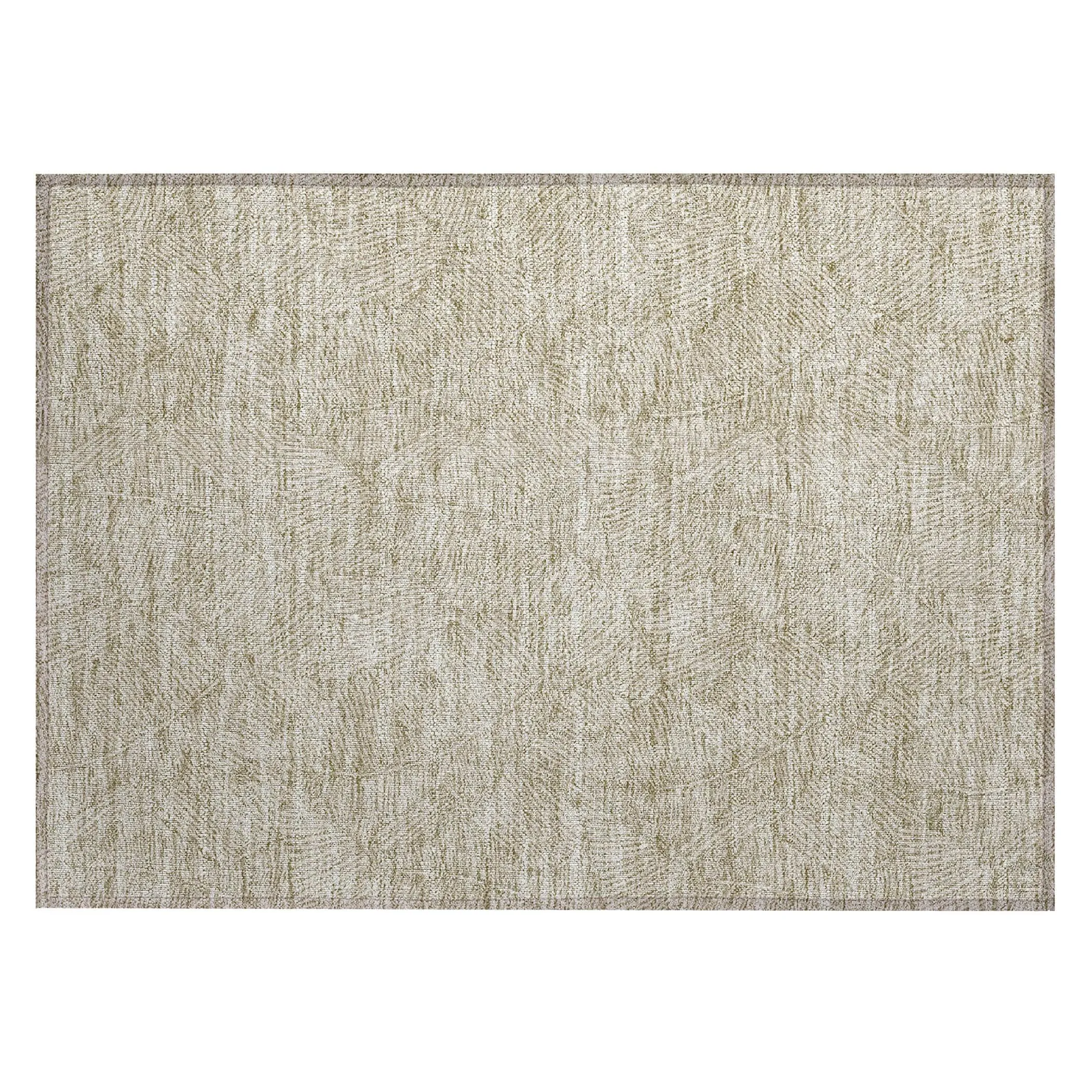 Machine Washable Indoor/ Outdoor Chantille Tropical Palm Rug