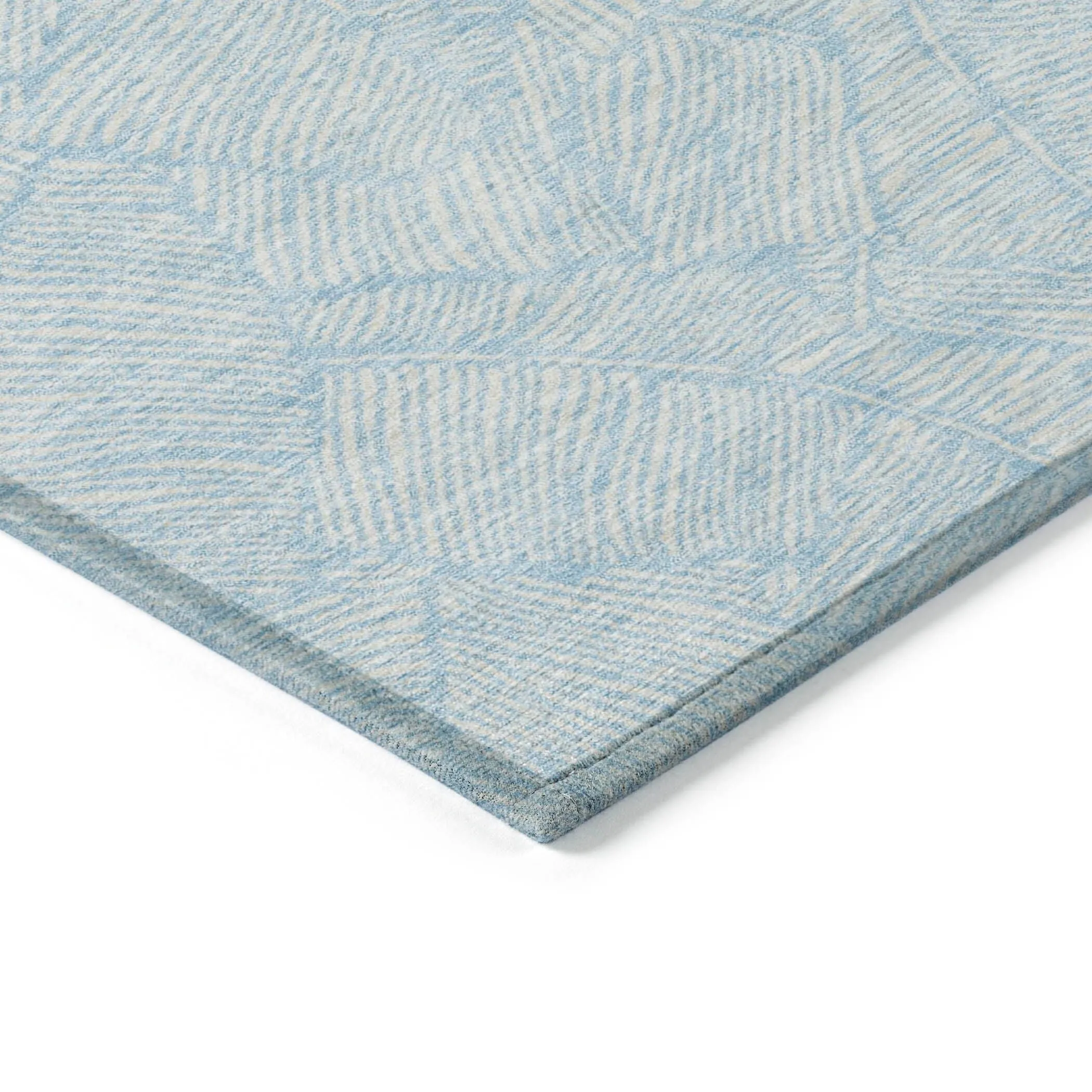 Machine Washable Indoor/ Outdoor Chantille Tropical Palm Rug