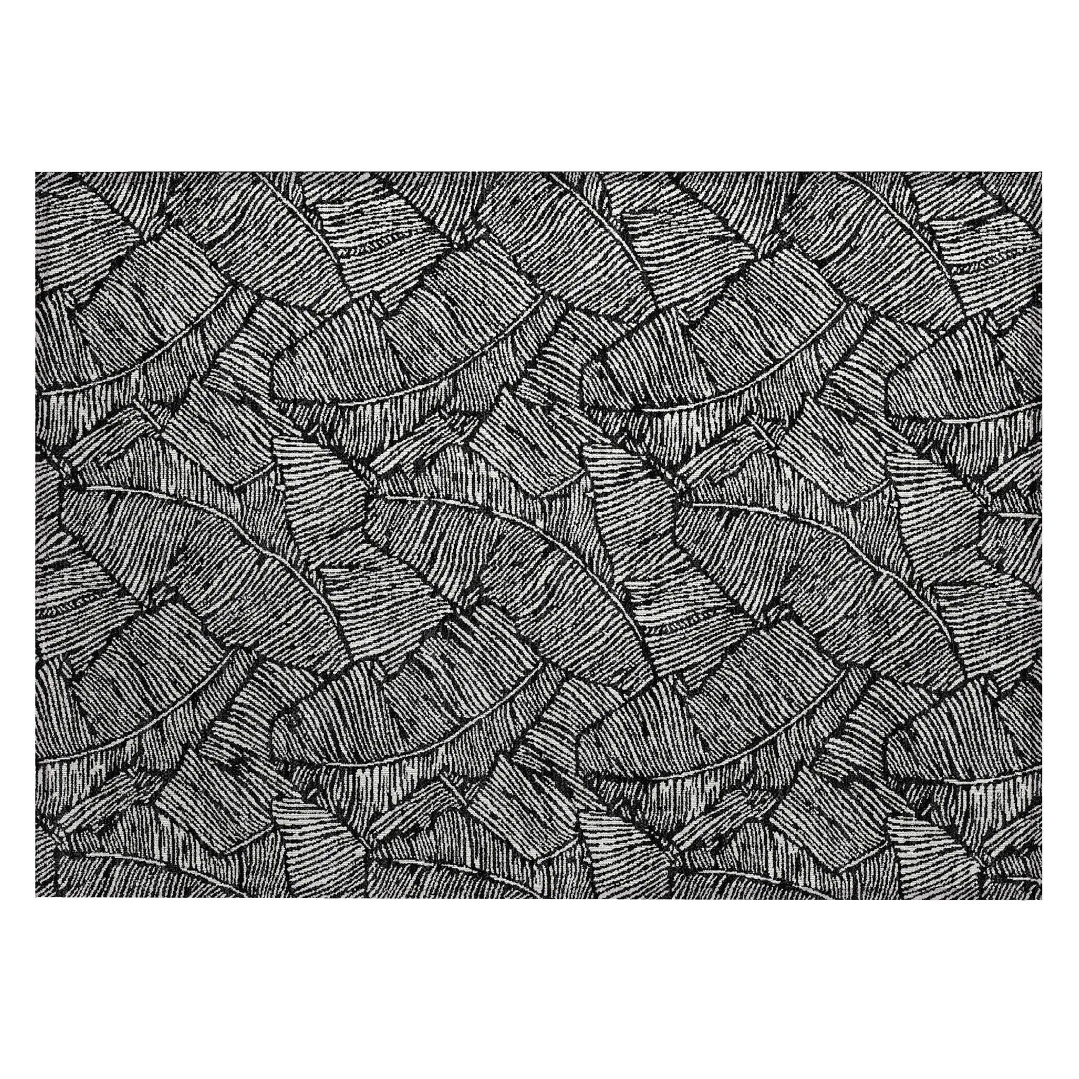 Machine Washable Indoor/ Outdoor Chantille Tropical Palm Rug
