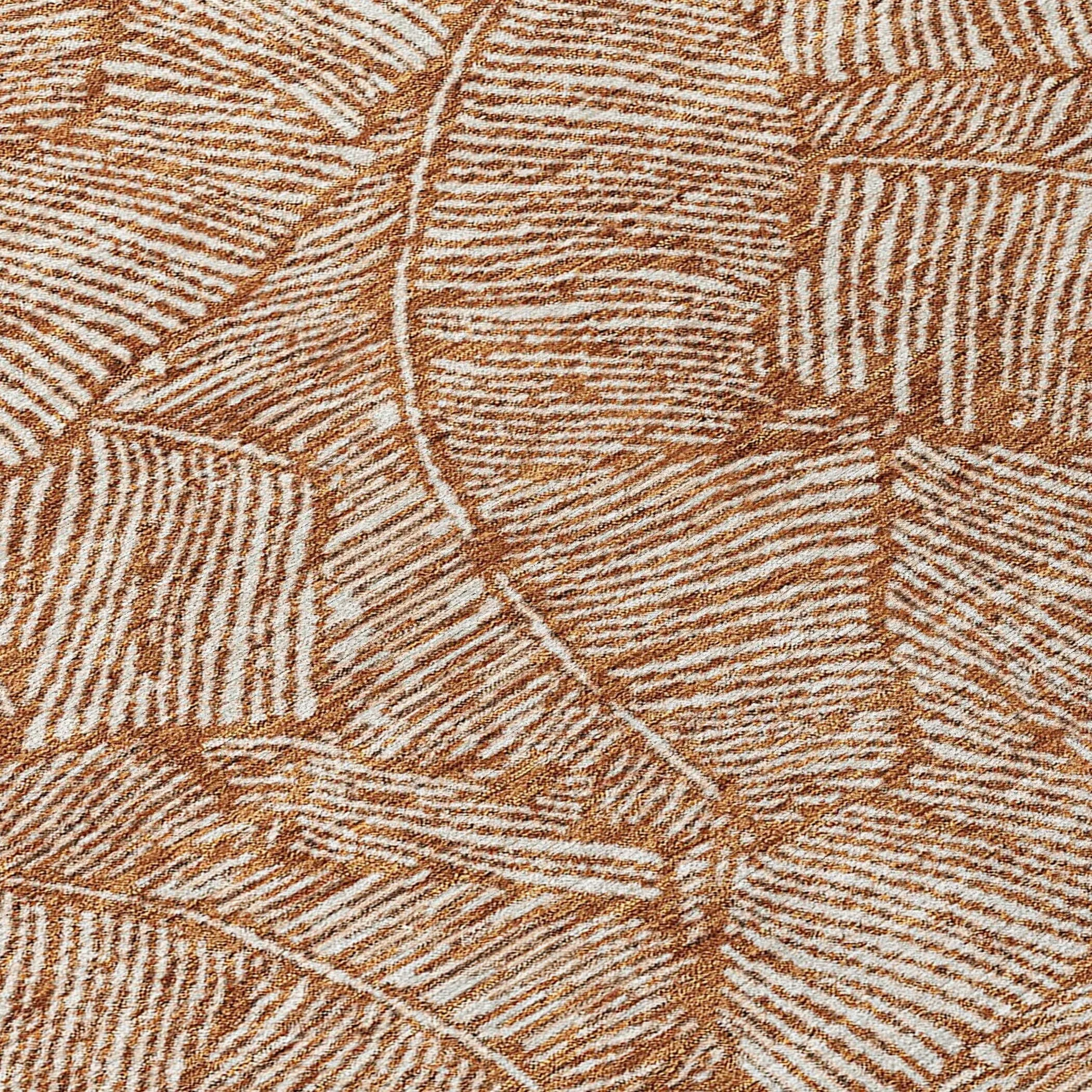 Machine Washable Indoor/ Outdoor Chantille Tropical Palm Rug