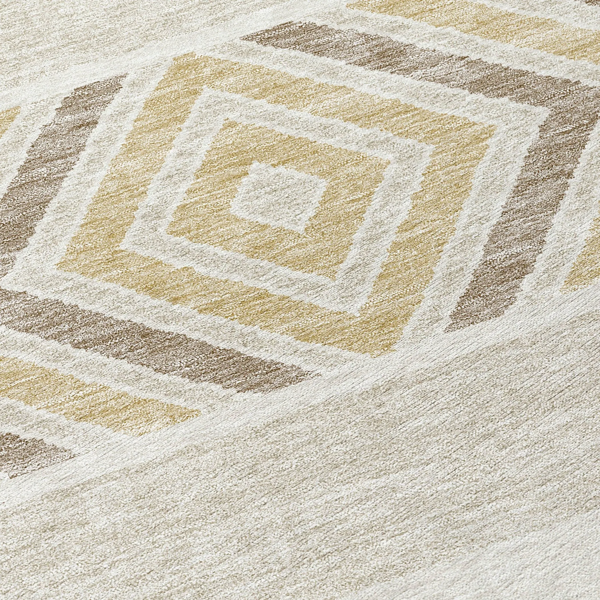Machine Washable Indoor/ Outdoor Global Boho Chantille Rug