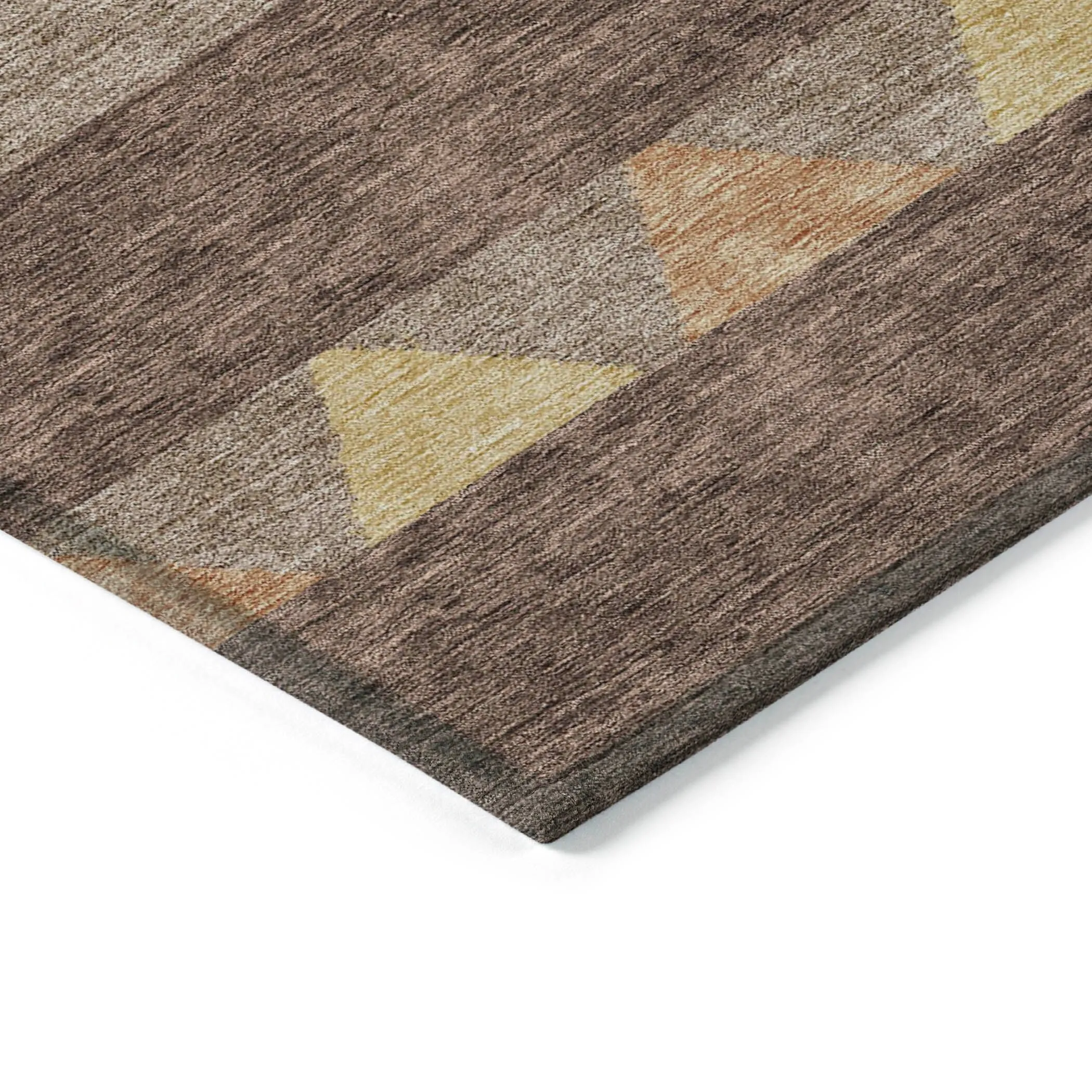 Machine Washable Indoor/ Outdoor Global Boho Chantille Rug