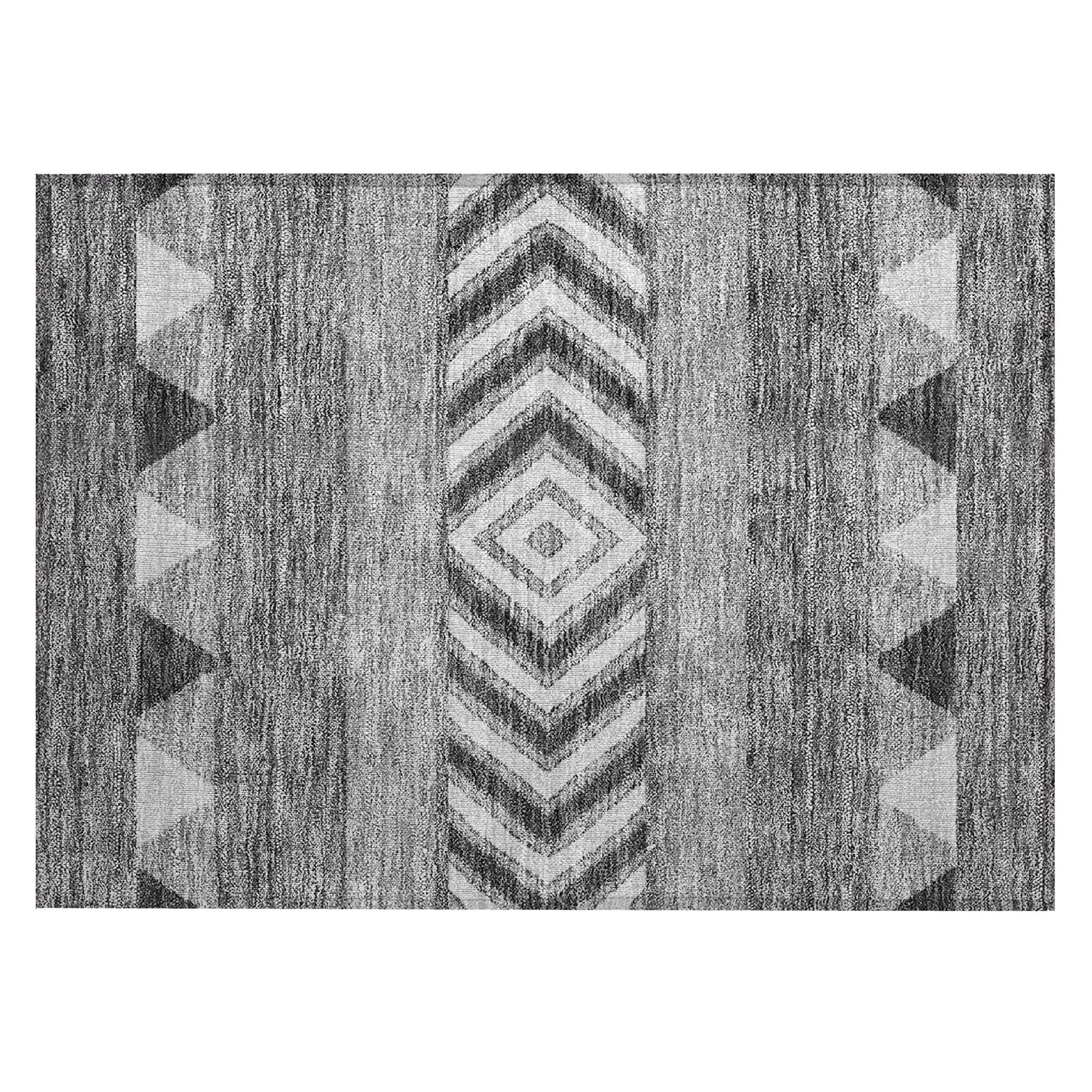 Machine Washable Indoor/ Outdoor Global Boho Chantille Rug