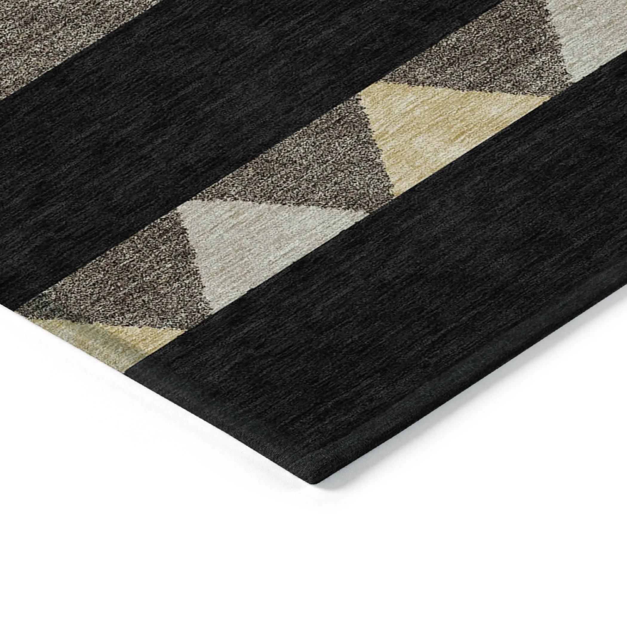 Machine Washable Indoor/ Outdoor Global Boho Chantille Rug