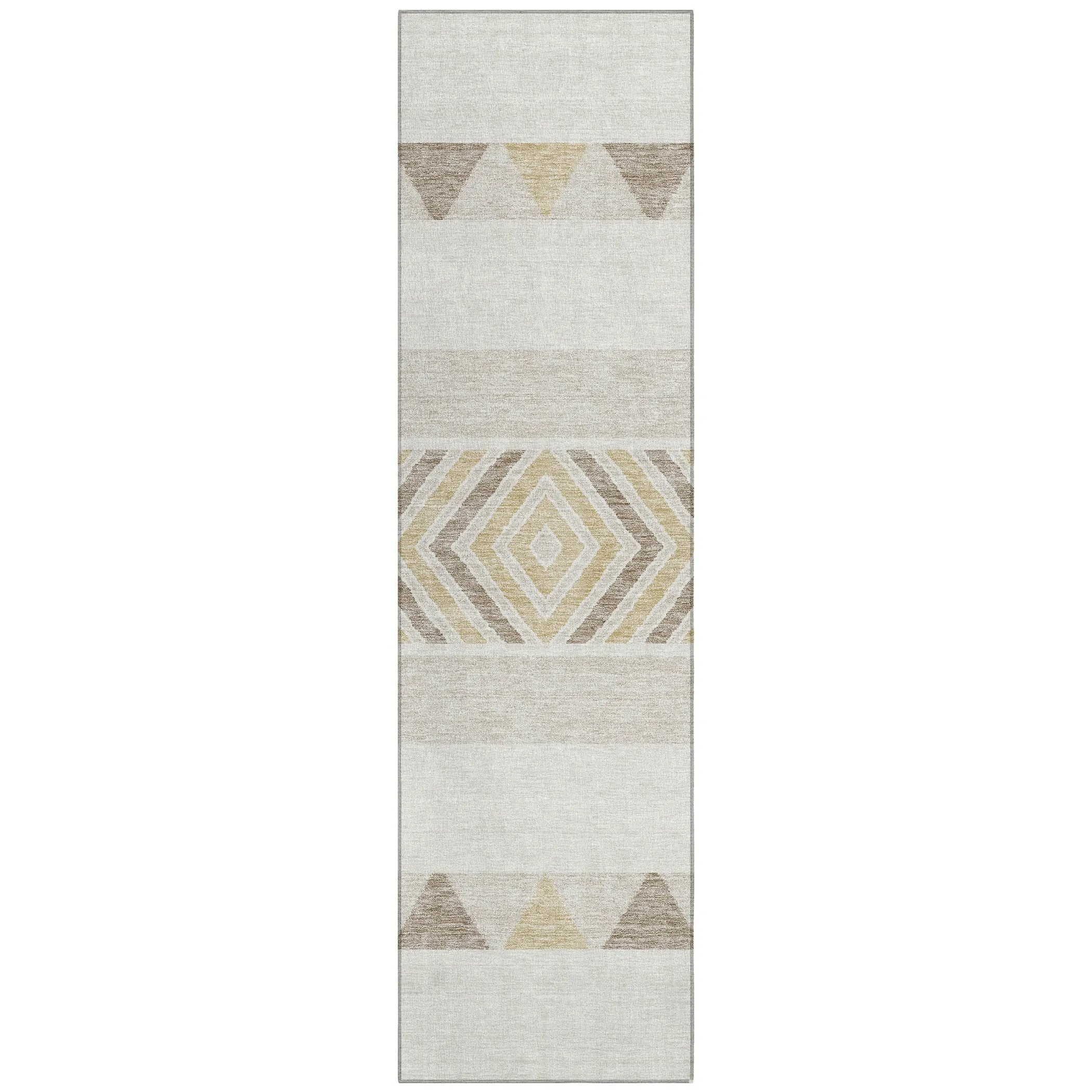 Machine Washable Indoor/ Outdoor Global Boho Chantille Rug