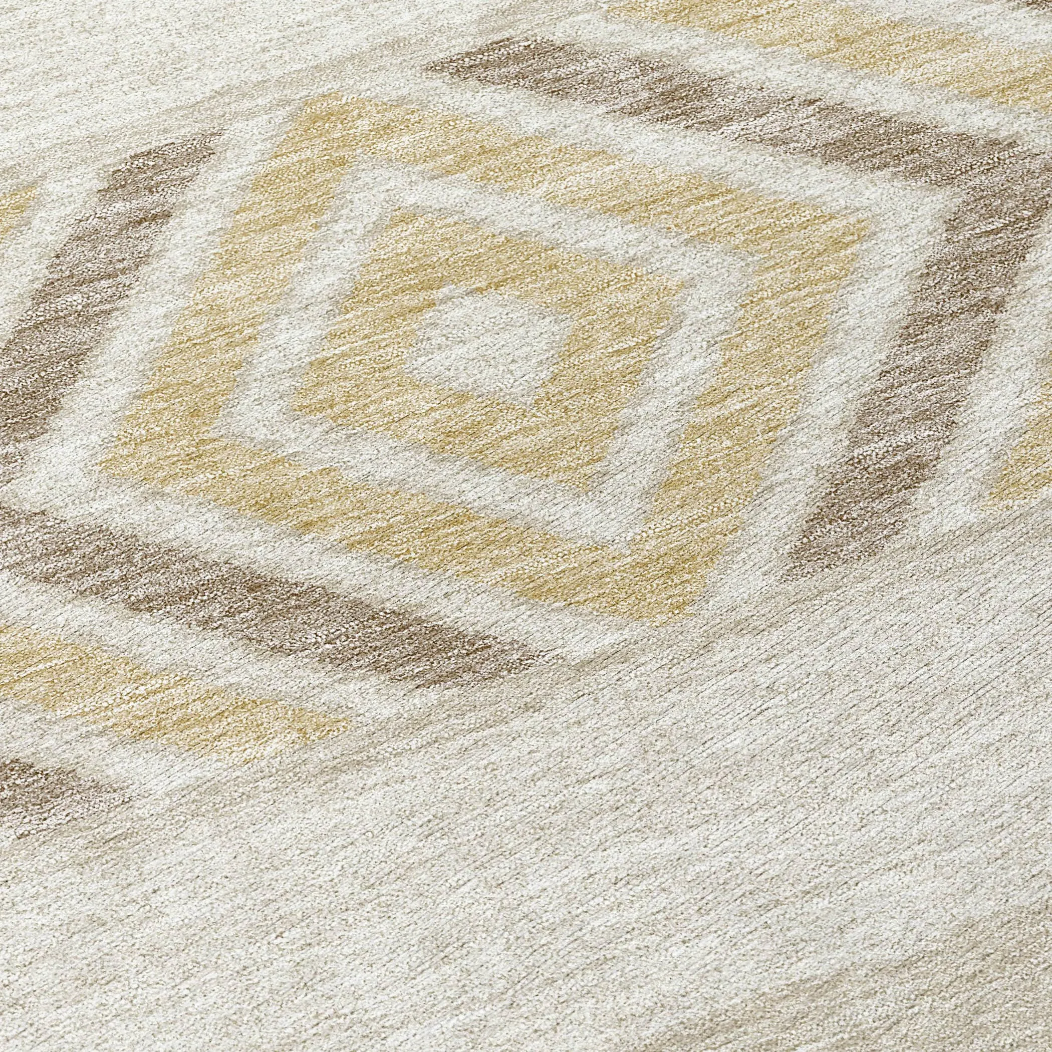 Machine Washable Indoor/ Outdoor Global Boho Chantille Rug