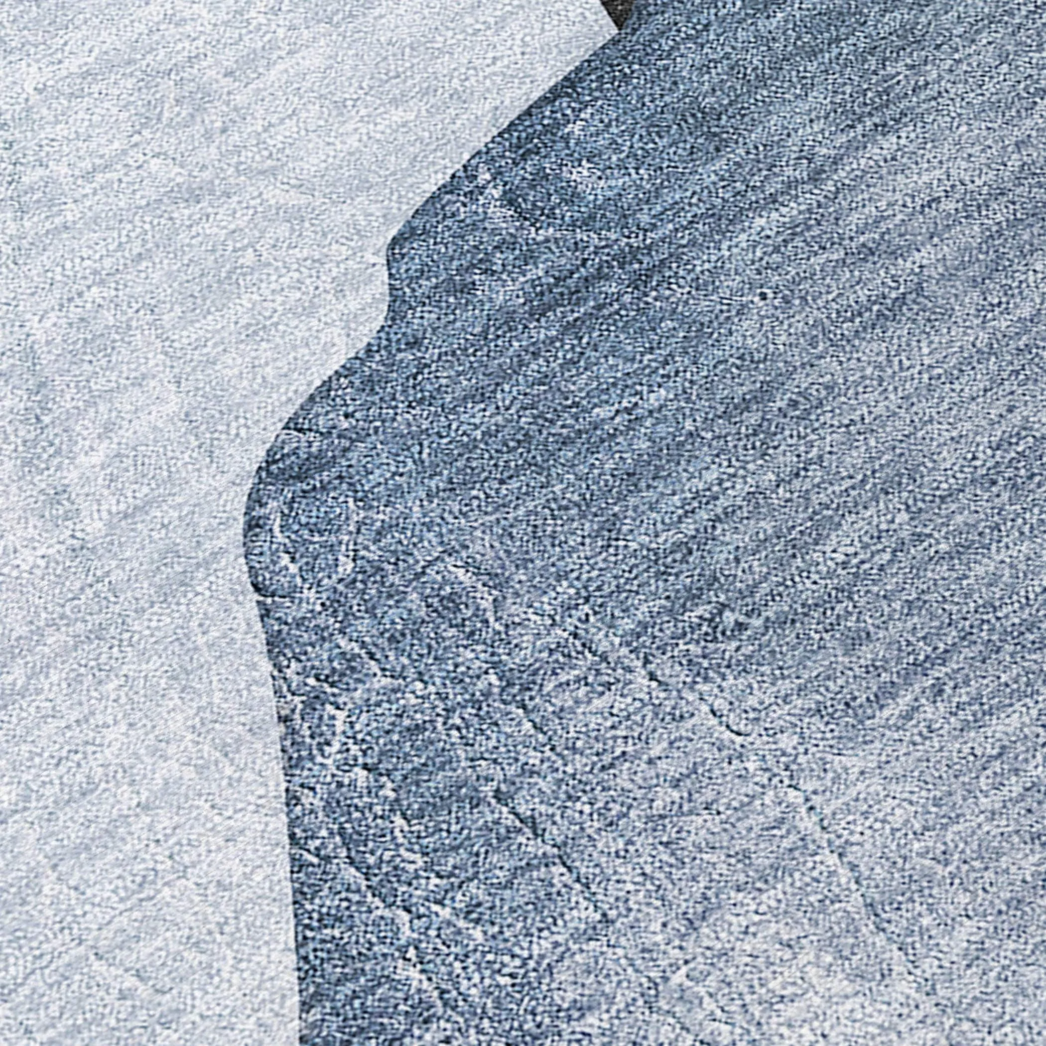 Machine Washable Indoor/ Outdoor Modern Abstract Chantille Rug