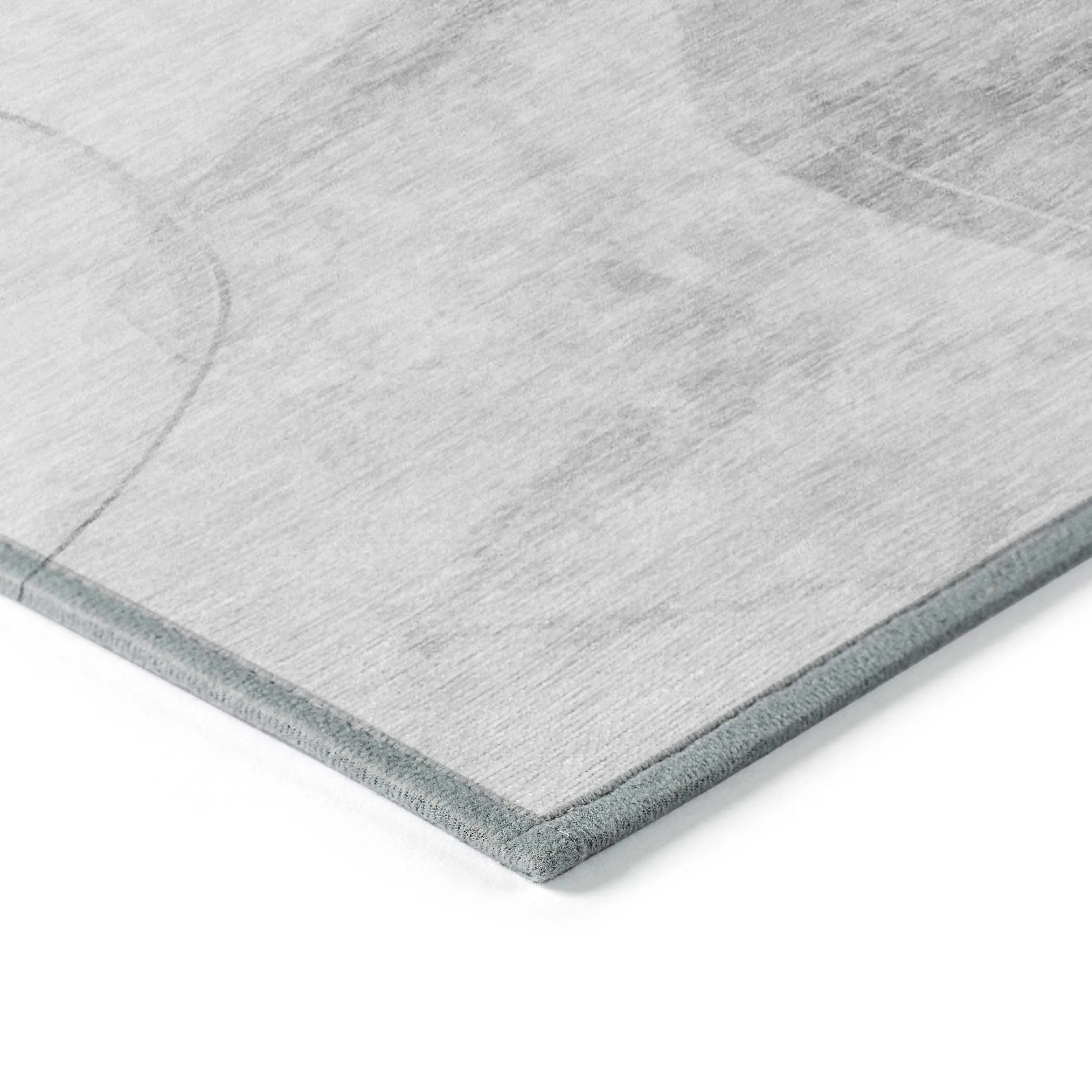 Machine Washable Indoor/ Outdoor Modern Chantille Rug