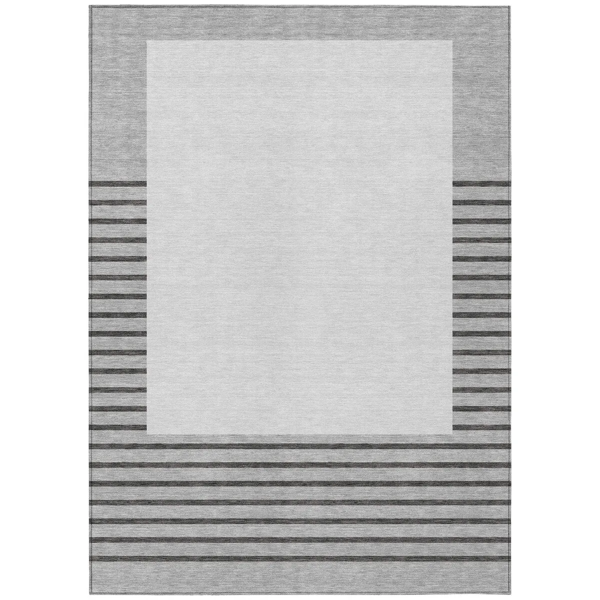 Machine Washable Indoor/ Outdoor Modern Deco Chantille Rug