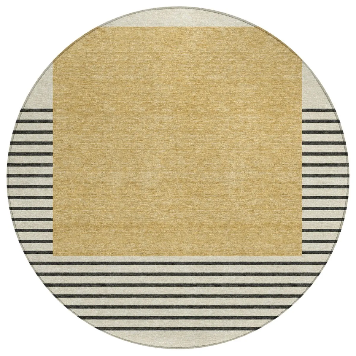 Machine Washable Indoor/ Outdoor Modern Deco Chantille Rug