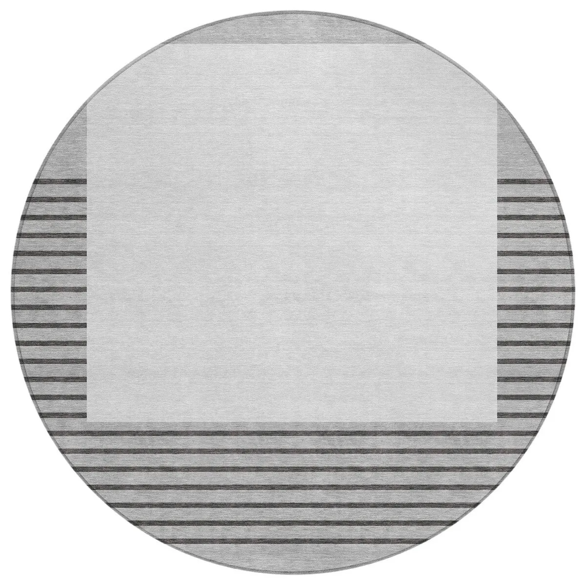 Machine Washable Indoor/ Outdoor Modern Deco Chantille Rug