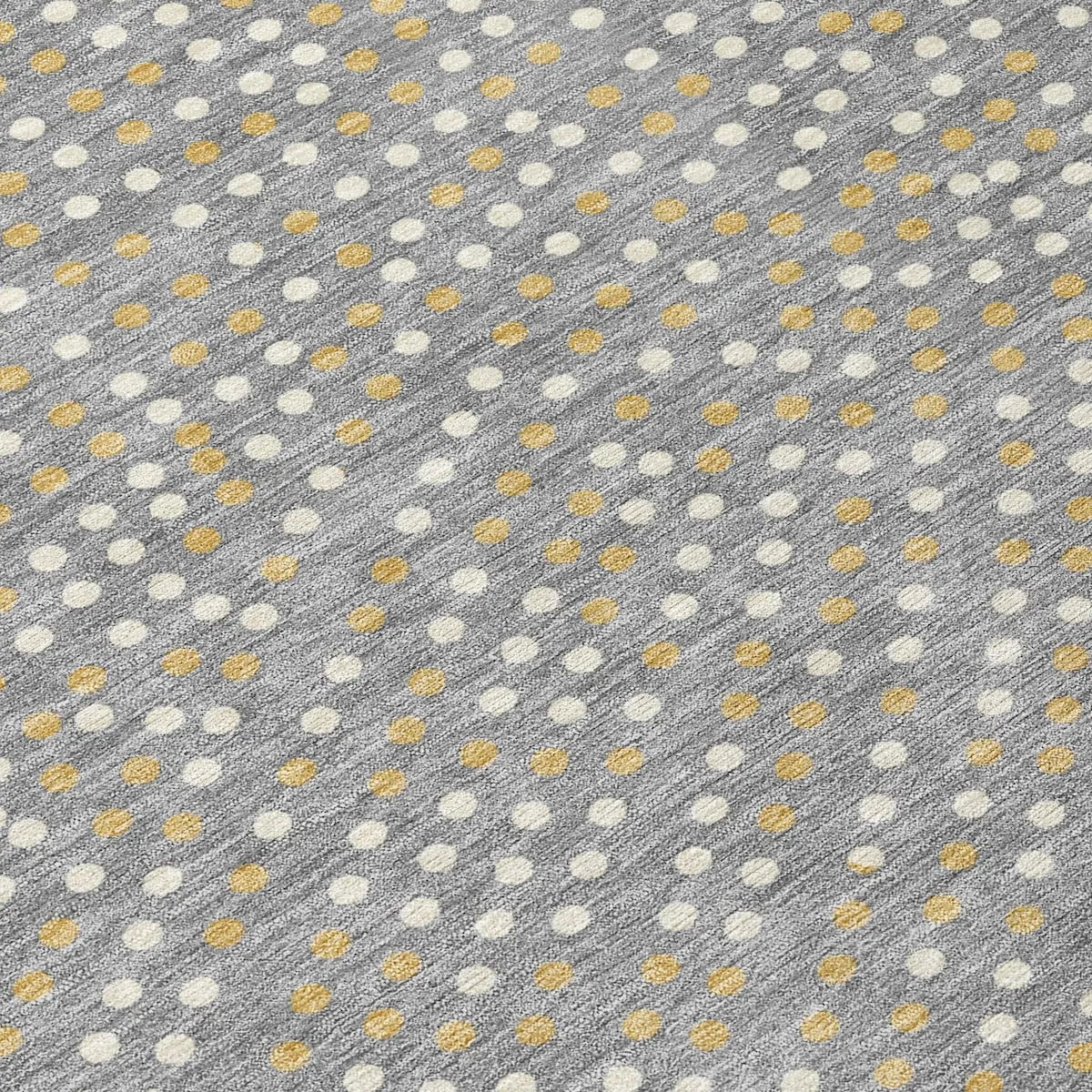 Machine Washable Indoor/ Outdoor Modern Dotty Chantille Rug