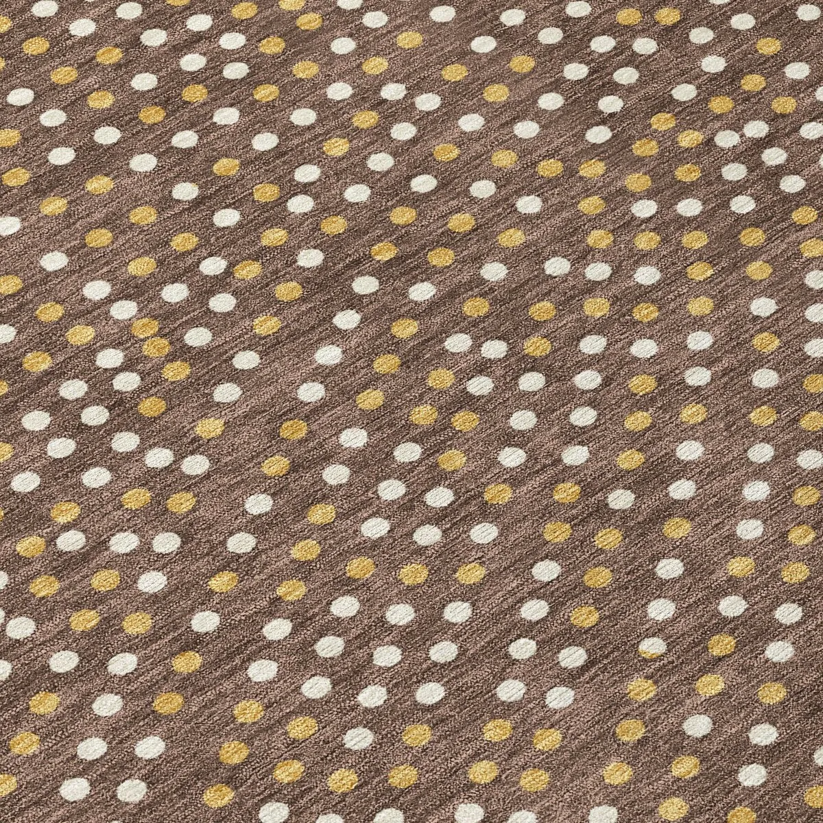 Machine Washable Indoor/ Outdoor Modern Dotty Chantille Rug