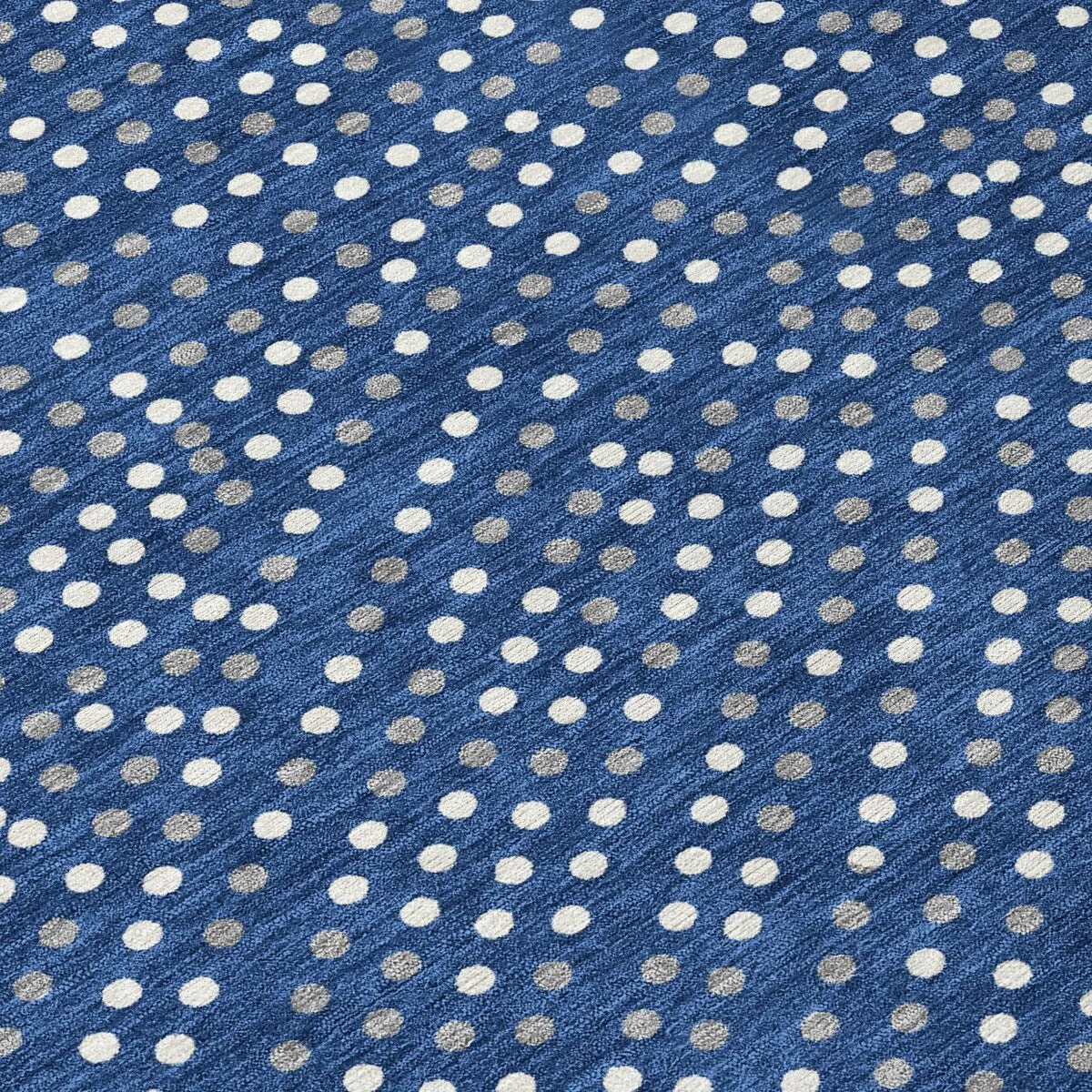 Machine Washable Indoor/ Outdoor Modern Dotty Chantille Rug