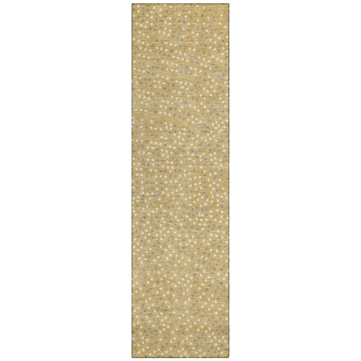 Machine Washable Indoor/ Outdoor Modern Dotty Chantille Rug